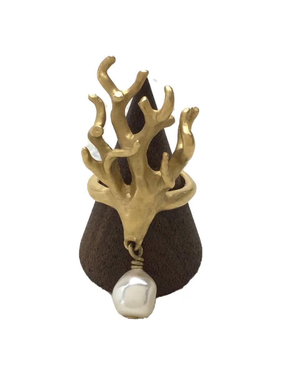 Tribal Coral Pearl Ring