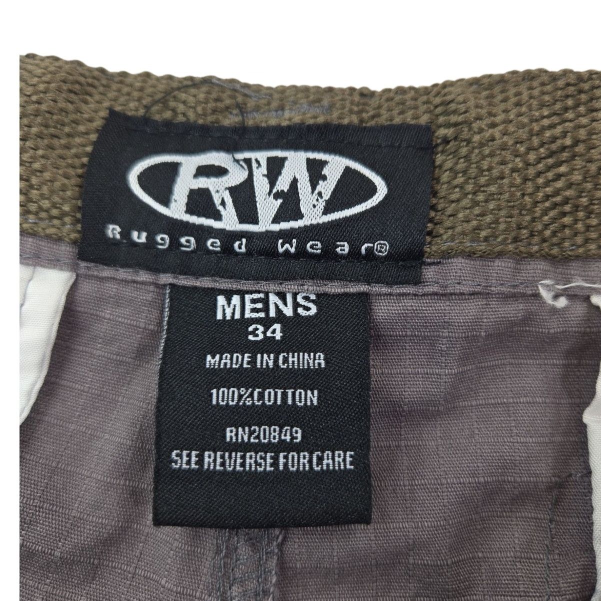 Other Rugged Wear | Grey 10" Cargo Shorts | Size 34 Size US 34 / EU 50 - 2 Thumbnail