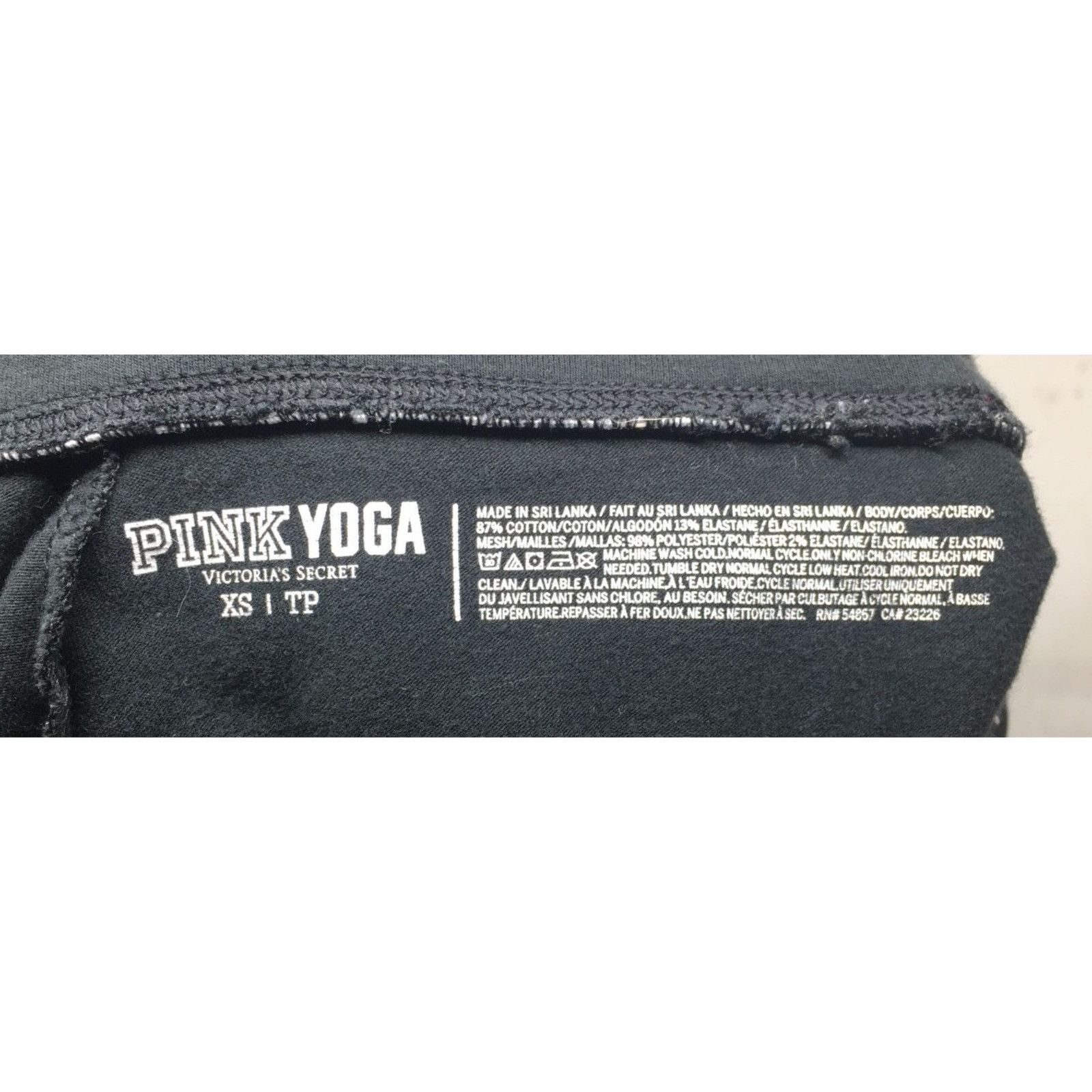 Pink Pink Yoga Victoria's Secret Size XS Women's Leggings Size 26" / US 2 / IT 38 - 3 Thumbnail