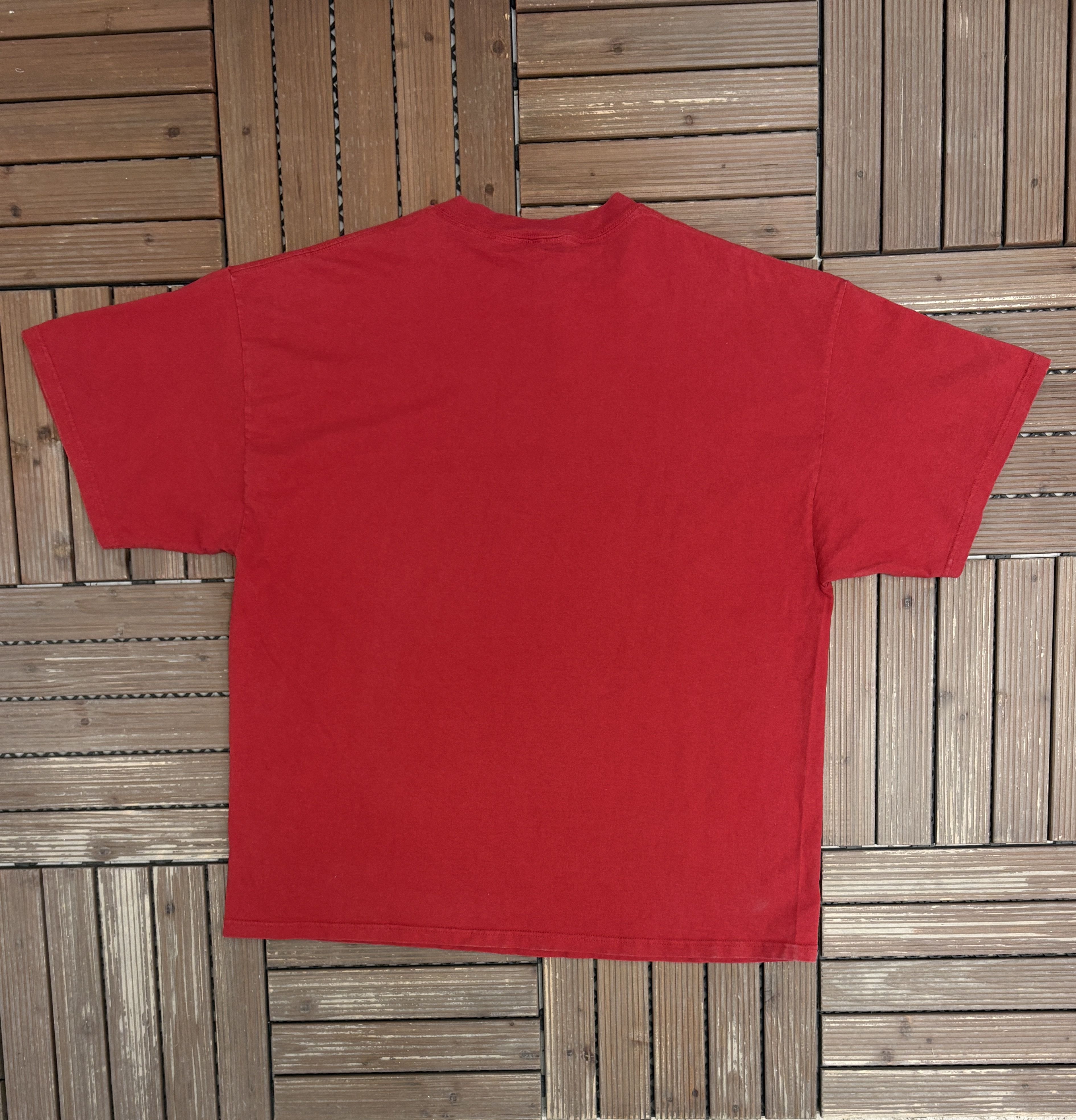 Nike Nike Spell Out Striped Vintage Red T-Shirt Tee Size US XXL / EU 58 / 5 - 4 Thumbnail