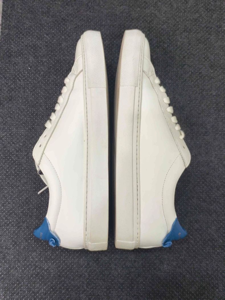 Givenchy Givenchy Classic White Sneakers, Blue and White, Size 42 Size US 9 / EU 42 - 3 Thumbnail