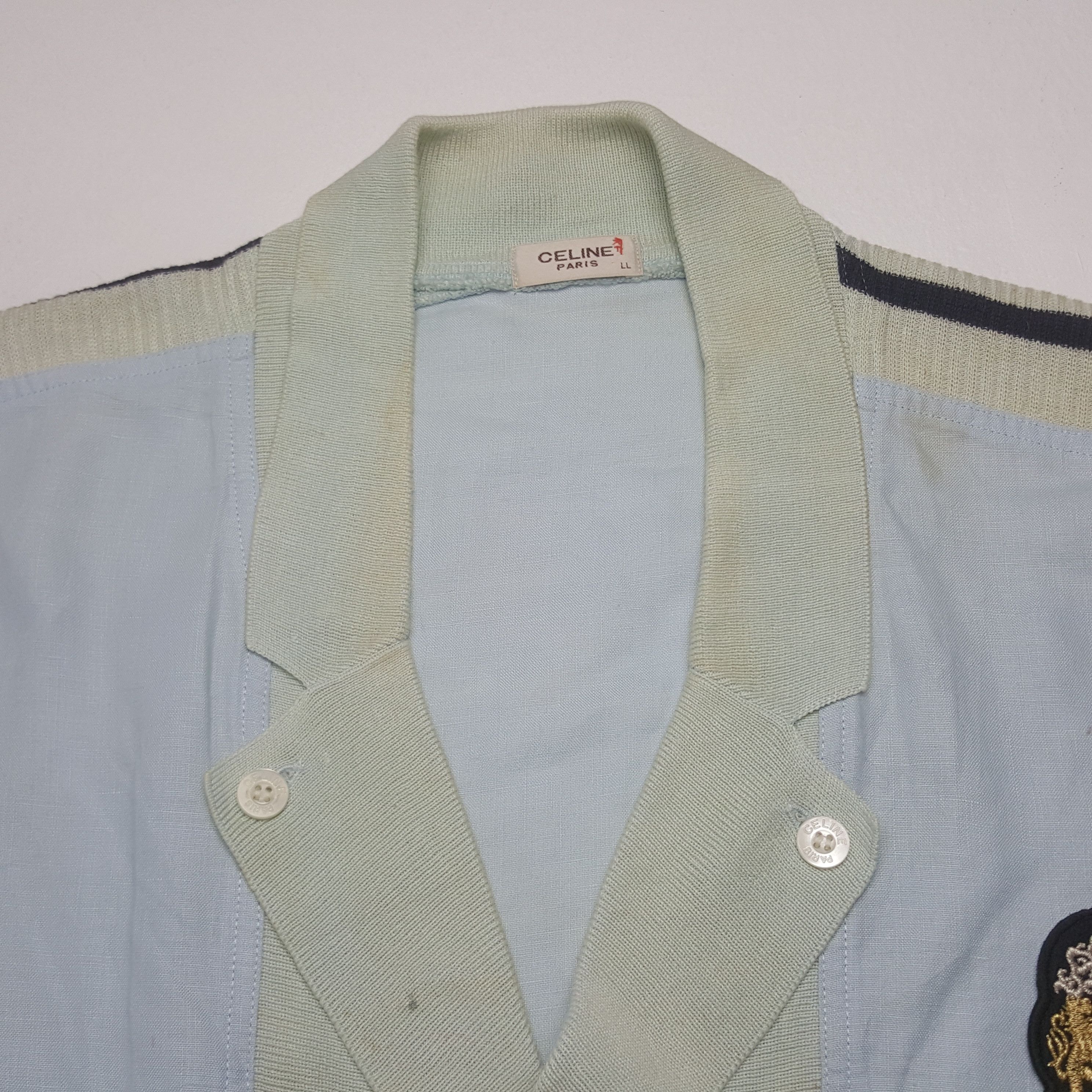 Celine Vintage Celine Paris Luxury Brand Cardigan Jacket C313N23 Size US XL / EU 56 / 4 - 4 Thumbnail