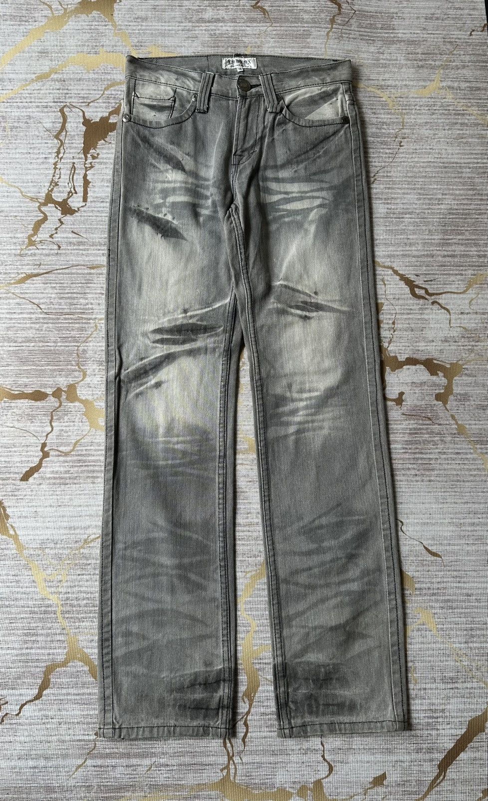Japanese Brand Lowbox Claw Marks Design Denim Size US 29 - 2 Thumbnail