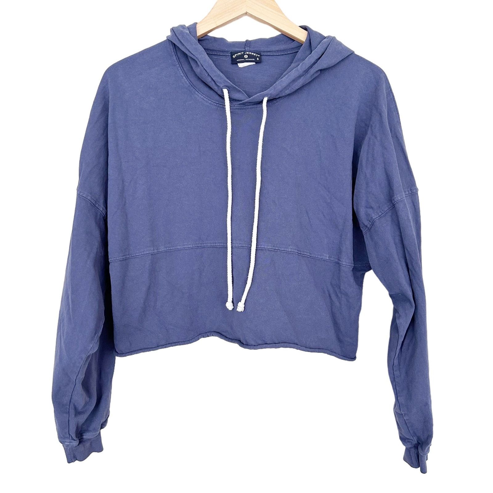 Other Spirit Jersey Blue Nashville Spell Out Cropped Hoodie Sz S Size S / US 4 / IT 40 - 4 Thumbnail