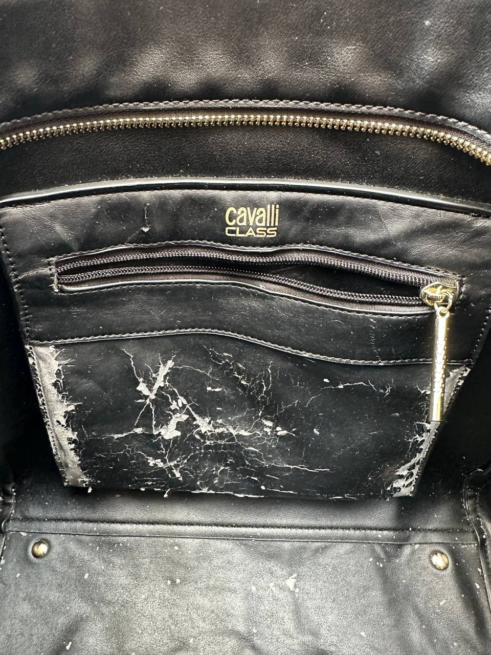 Roberto Cavalli Roberto Cavalli Croc-Embossed Leather Tote Bag Animal Print Size ONE SIZE - 13 Thumbnail