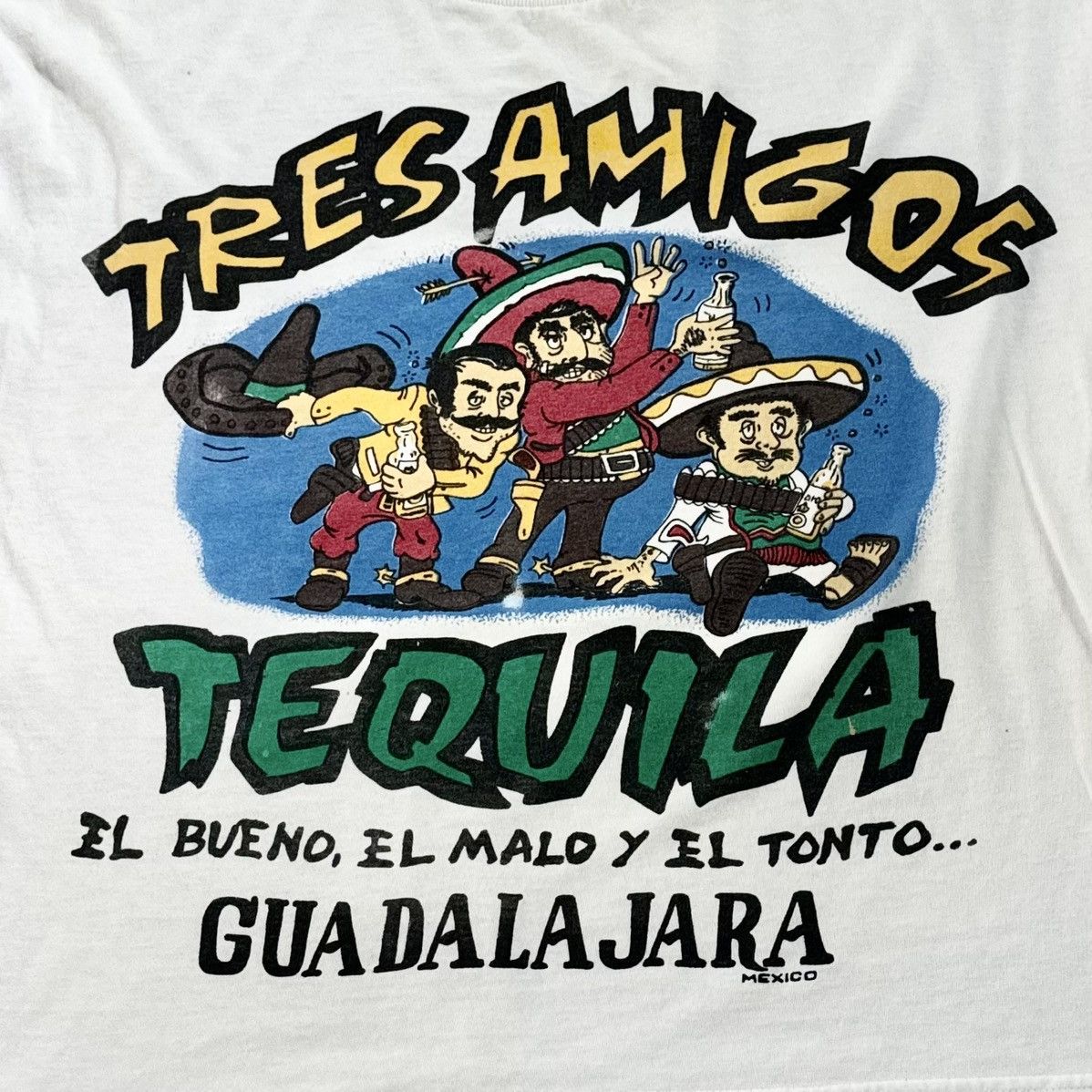 Vintage VINTAGE TRES AMIGOS TEE! Size US M / EU 48-50 / 2 - 1 Thumbnail