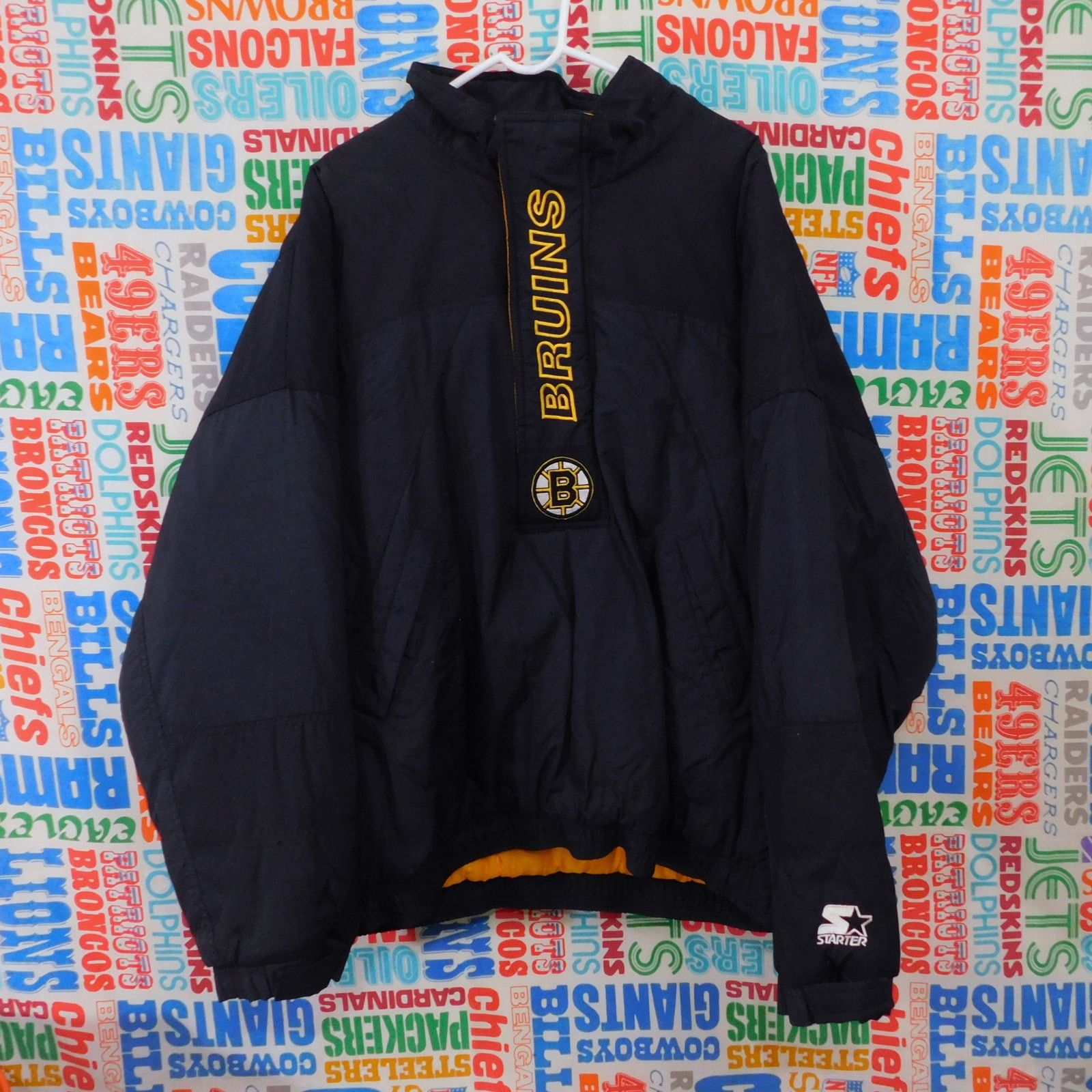 Starter Bruins NHL ジャケットプルオーバー Lサイズ（BOSTON