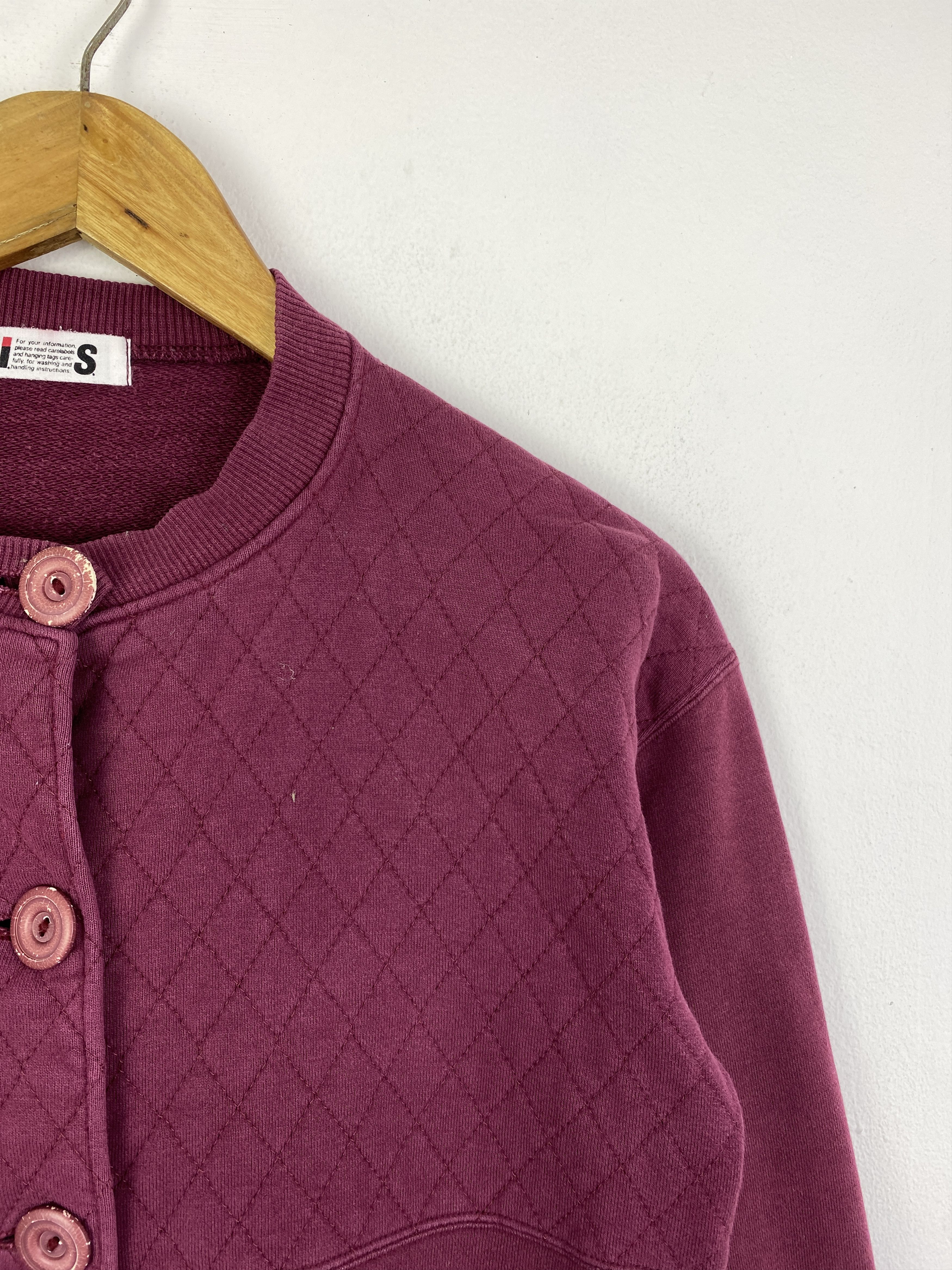 Issey Miyake Vintage Issey Miyake Button Up Sweatshirt J0076 Size L / US 10 / IT 46 - 7 Thumbnail