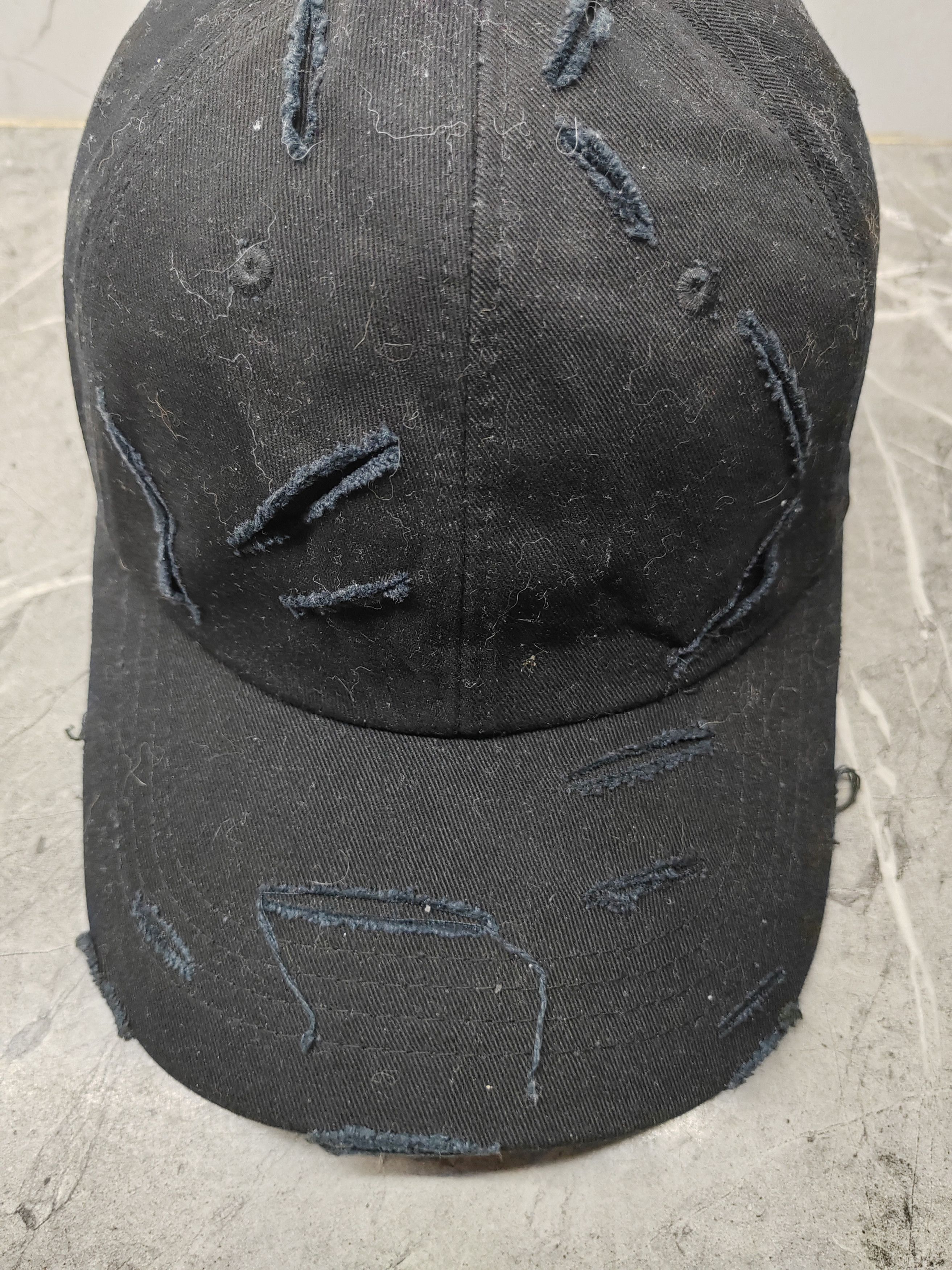 Vintage Vintage Plain Distressed Style Cap Hat Size ONE SIZE - 3 Thumbnail