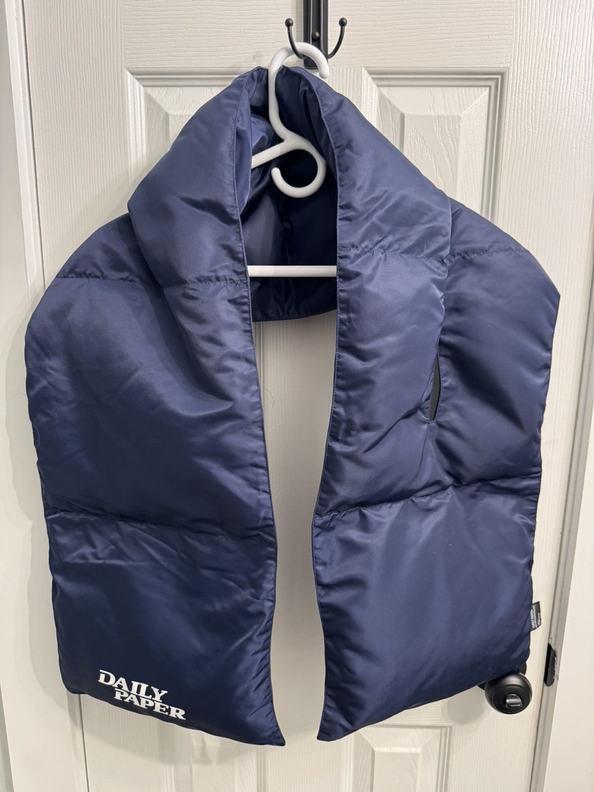 Daily Paper FW20 Navy Puffer Scarf Size ONE SIZE - 2 Thumbnail