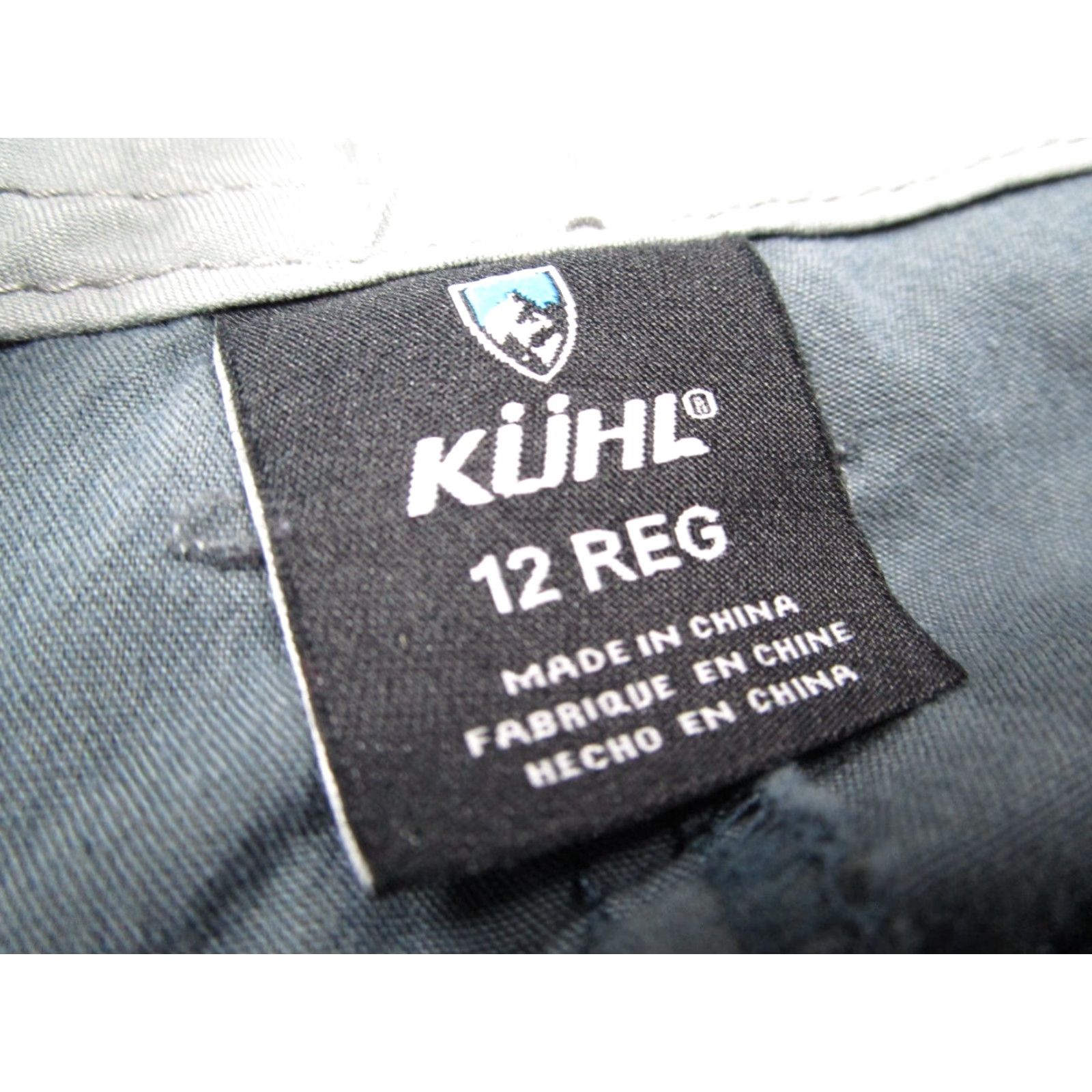 Vintage KUHL Women's Pants 12 Regular Blue Spire Roll Up Travel Work Chino 34x31 Size 34" / US 12 / IT 48 - 3 Thumbnail
