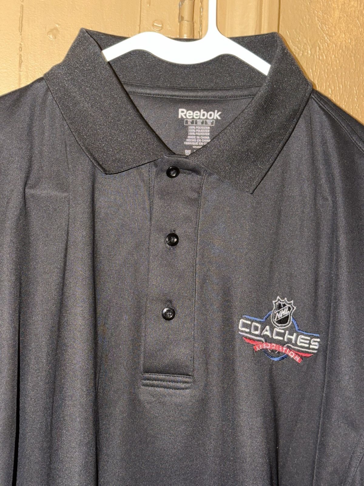 Reebok Reebok NHL Coaches Association Polo T Shirt Button Shirt XL Size US XL / EU 56 / 4 - 5 Thumbnail