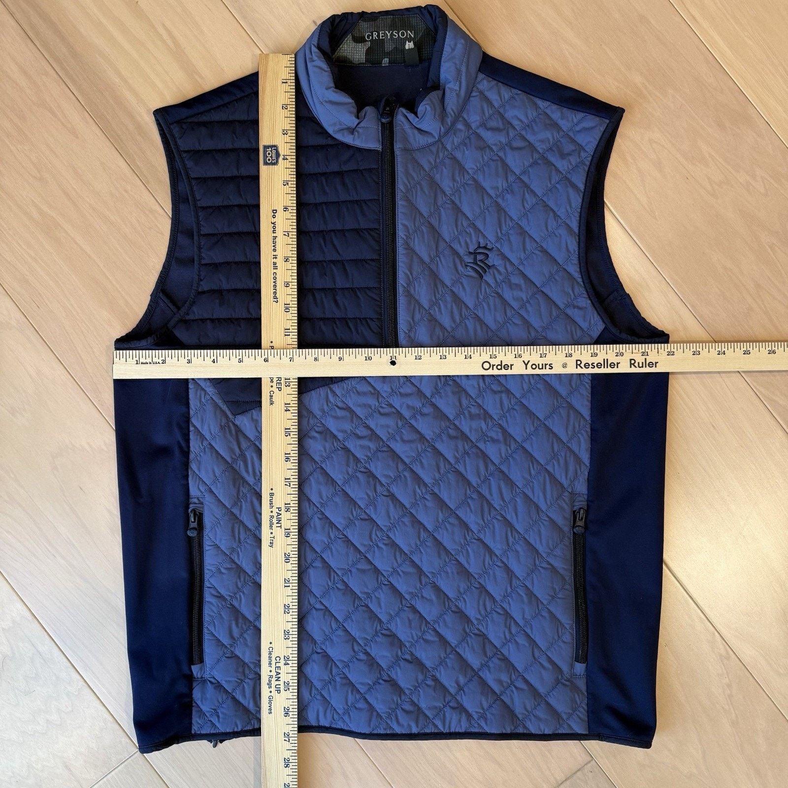 Arc'teryx Greyson Yukon Half Zip Hybrid Vest Large Blue Insulated Size US L / EU 52-54 / 3 - 3 Thumbnail
