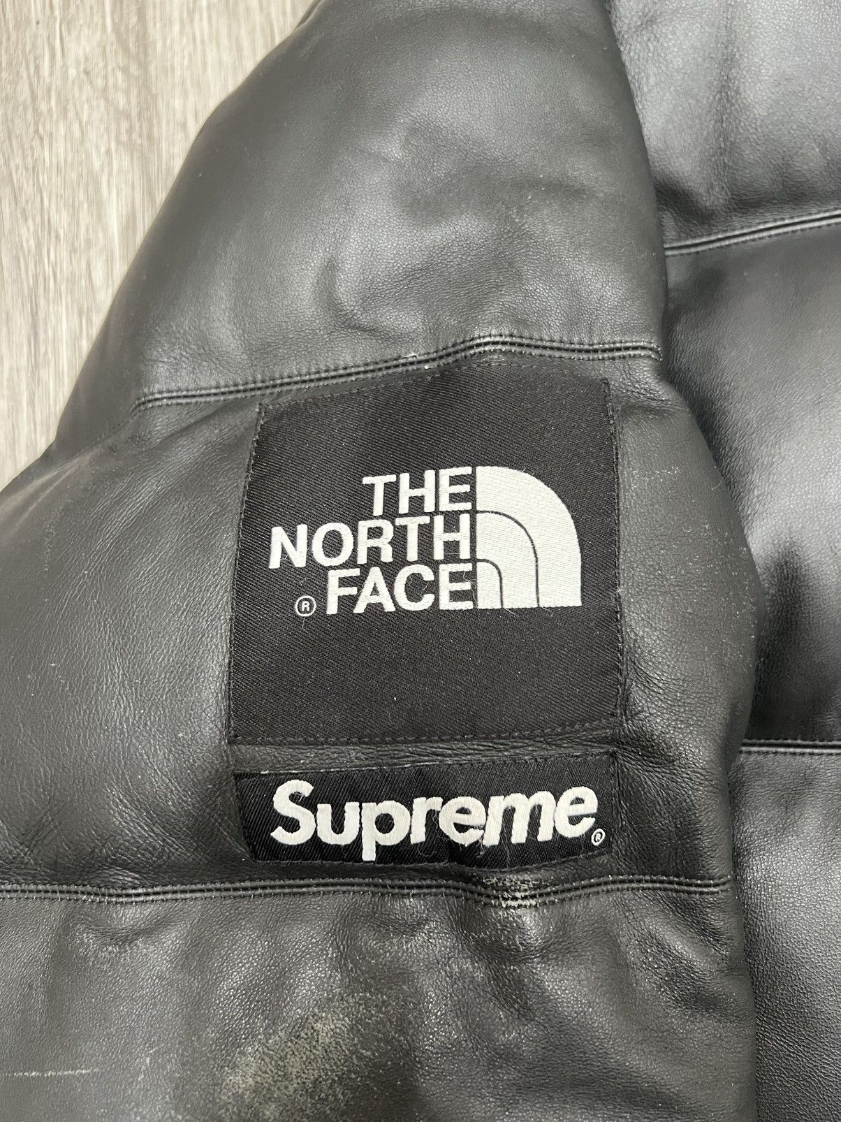 Supreme × The North Face Supreme x The North FW17 Leather Nuptse Jacket Size US M / EU 48-50 / 2 - 7 Thumbnail