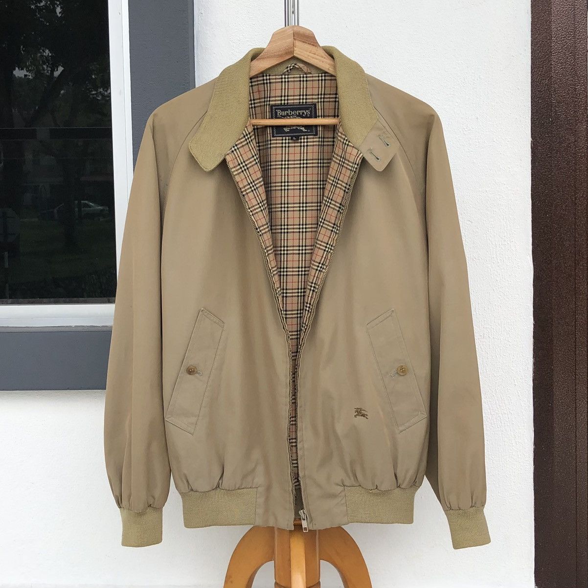 Burberry Vintage Burberrys Prorsum Lined Novacheck Bomber Jacket Size US M / EU 48-50 / 2 - 10 Thumbnail