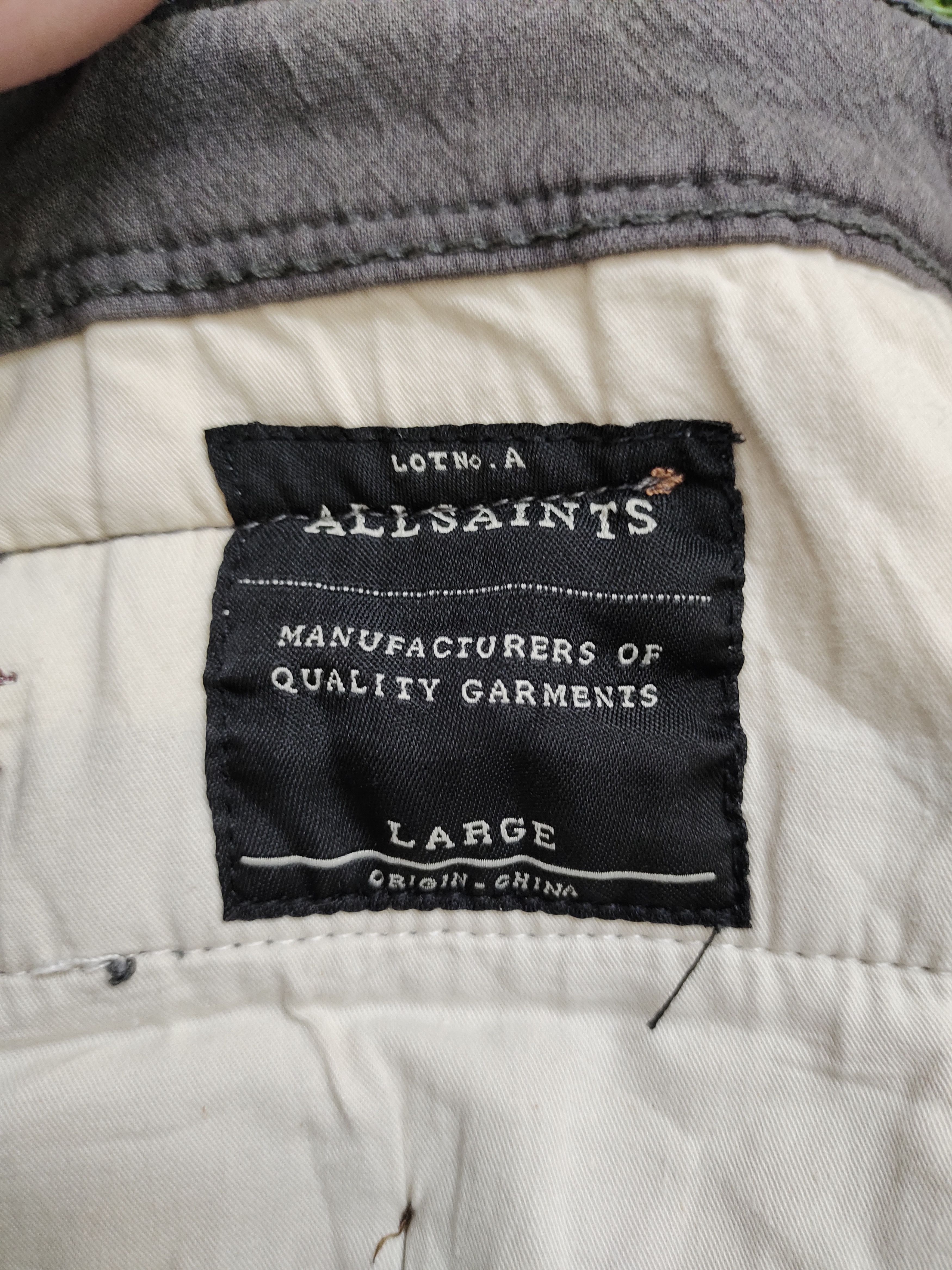 Allsaints All Saint Narrow Skood Fit Trouser Pants Size US 32 / EU 48 - 18 Thumbnail