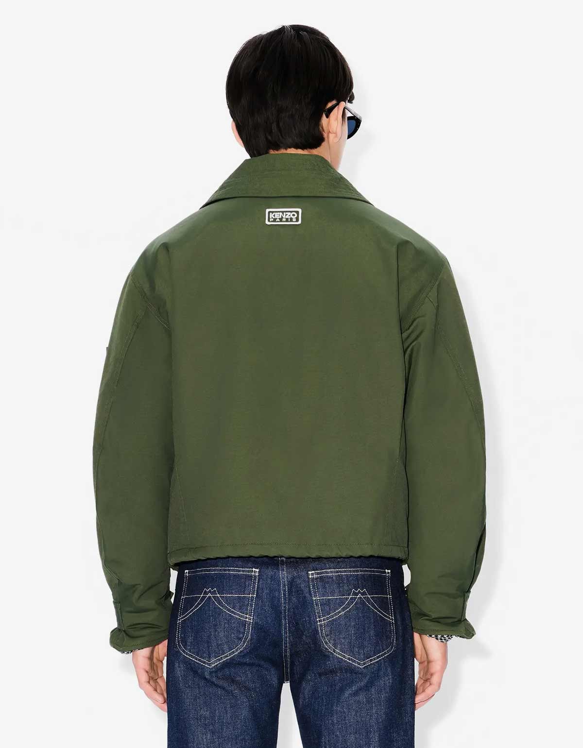 Kenzo Kenzo Green Army Flight Jacket Size US L / EU 52-54 / 3 - 6 Thumbnail