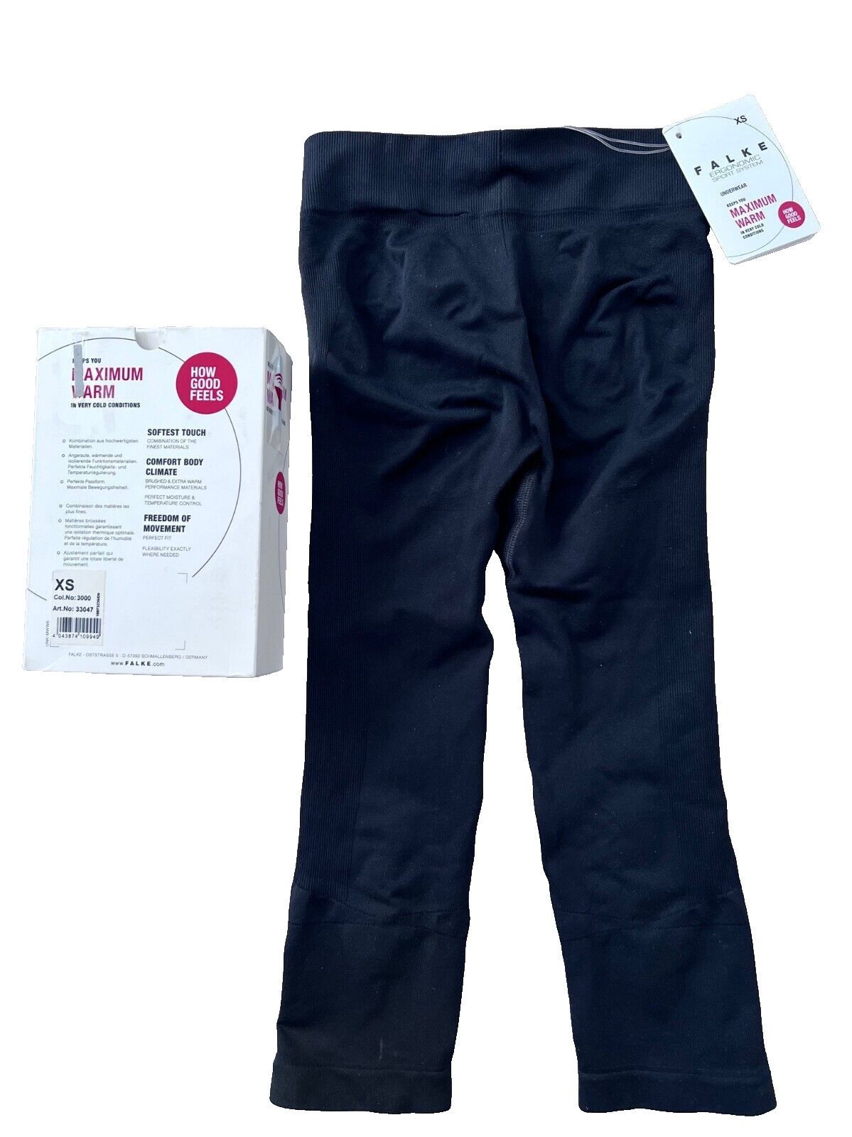 FALKE Falke 33047 3/4 Tights Maximum Warm Black ( XS ) Size ONE SIZE - 2 Thumbnail