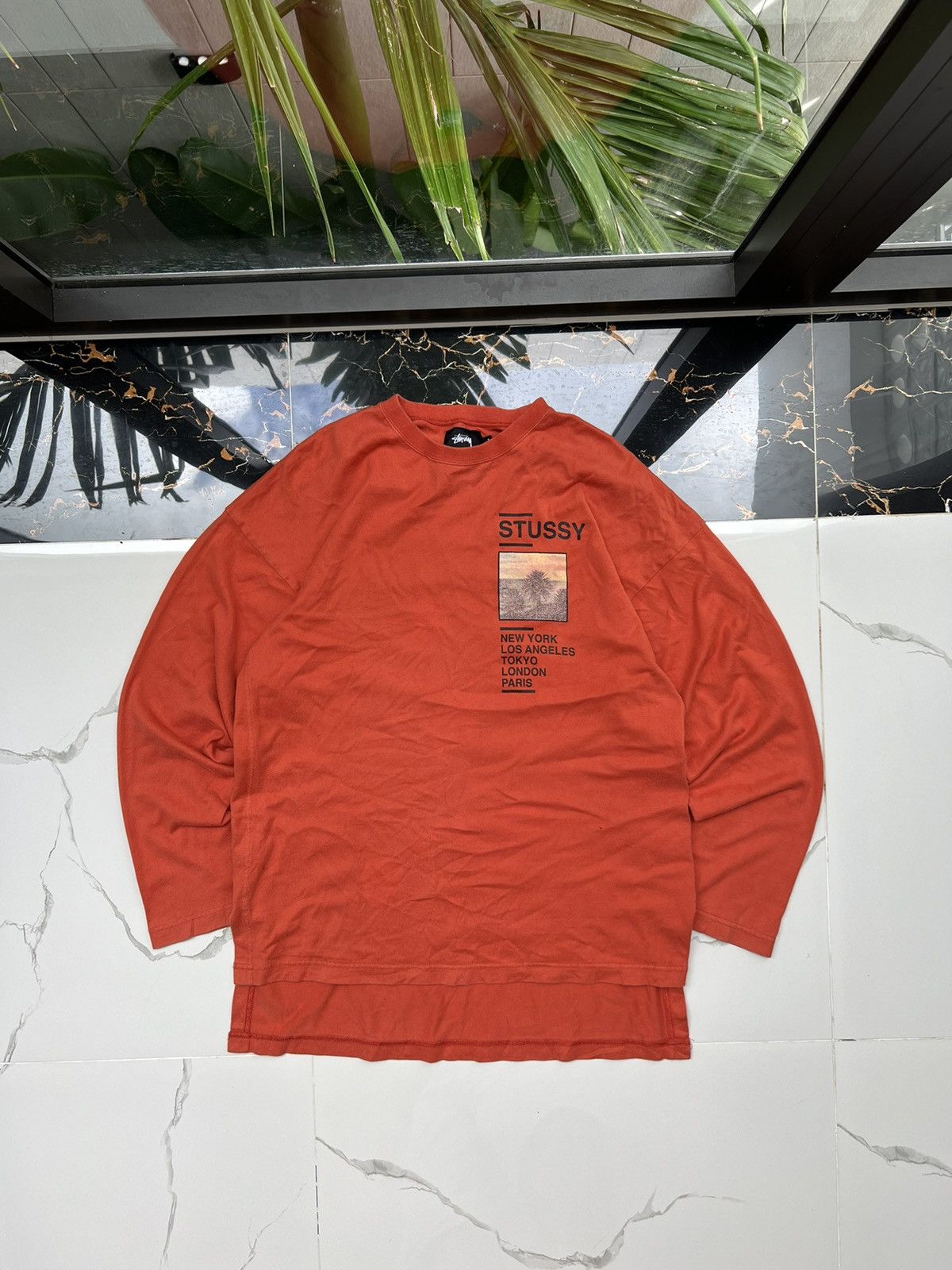Stussy × Vintage 90’s STUSSY RETRO BIG LOGO Y2K SWEATSHIRT Size US M / EU 48-50 / 2 - 1 Thumbnail
