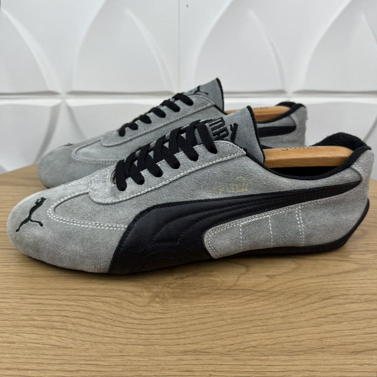 PUMA SPEEDCAT Sneakers Suede Shoes Logo Vintage Gray Men’s