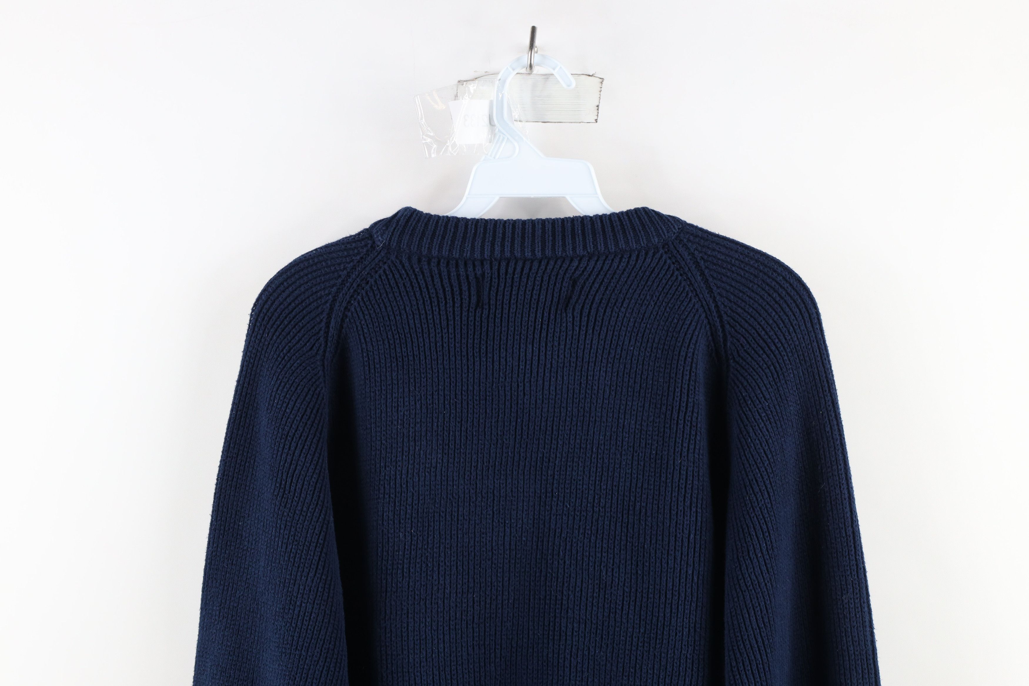 Eddie Bauer × Vintage Vintage 90s Eddie Bauer Chunky Ribbed Knit Sweater Cotton Size US S / EU 44-46 / 1 - 7 Thumbnail