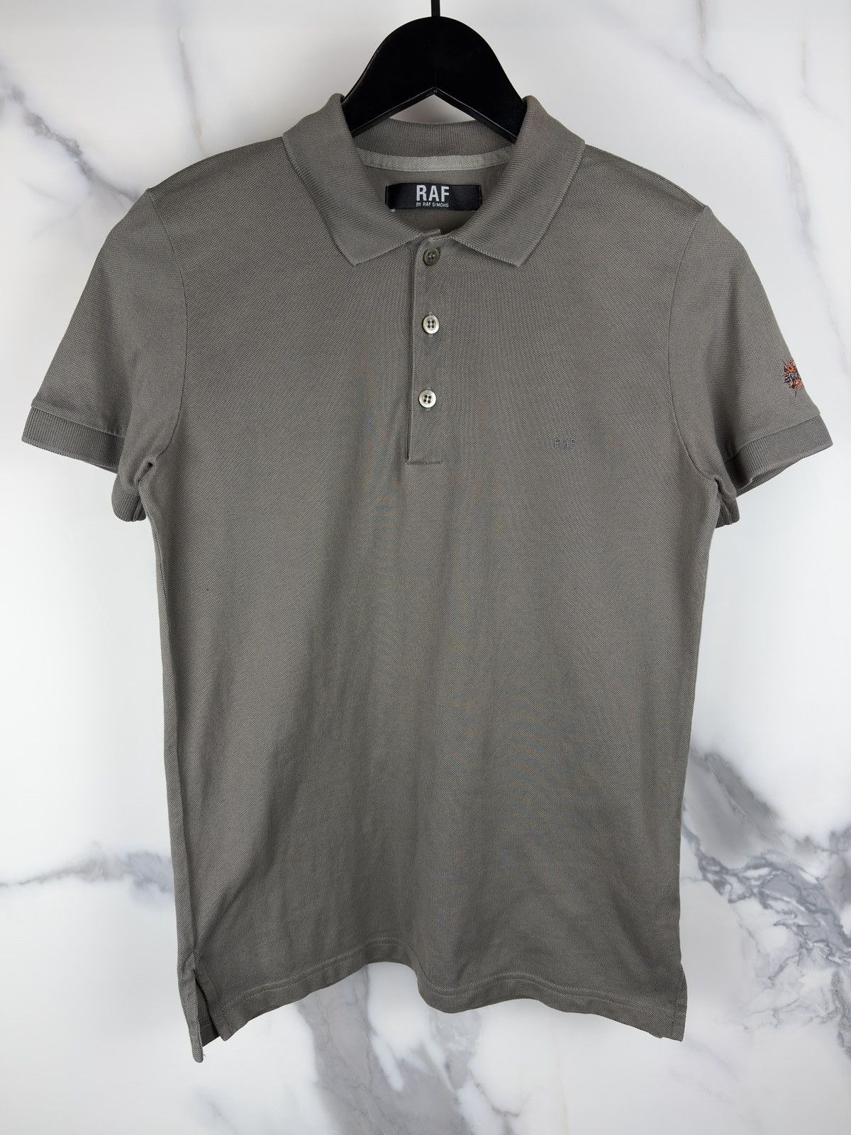 Raf Simons Raf By Raf Simons Sleeve Embroidered Button Polo Shirt Size US XS / EU 42 / 0 - 1 Thumbnail
