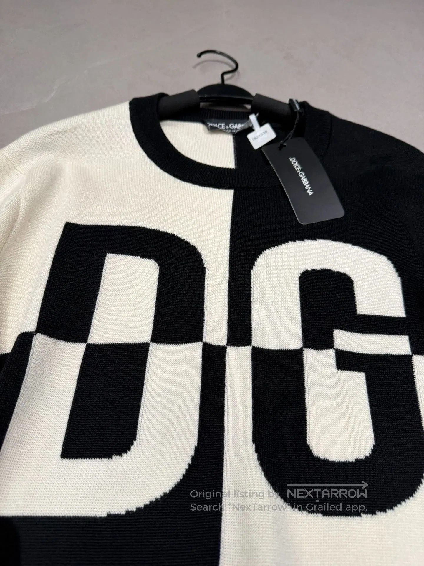 Dolce & Gabbana Dolce & Gabbana Men's Wool Logo Sweater. Size US M / EU 48-50 / 2 - 2 Thumbnail