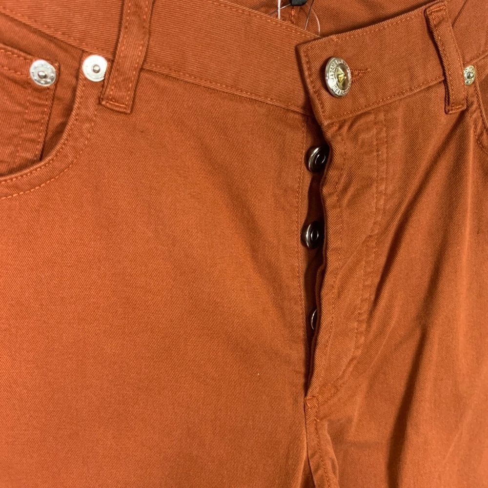 A.P.C. APC Petit Standard Droit Etroit Pants Orange Jeans Straight Size US 33 - 5 Thumbnail