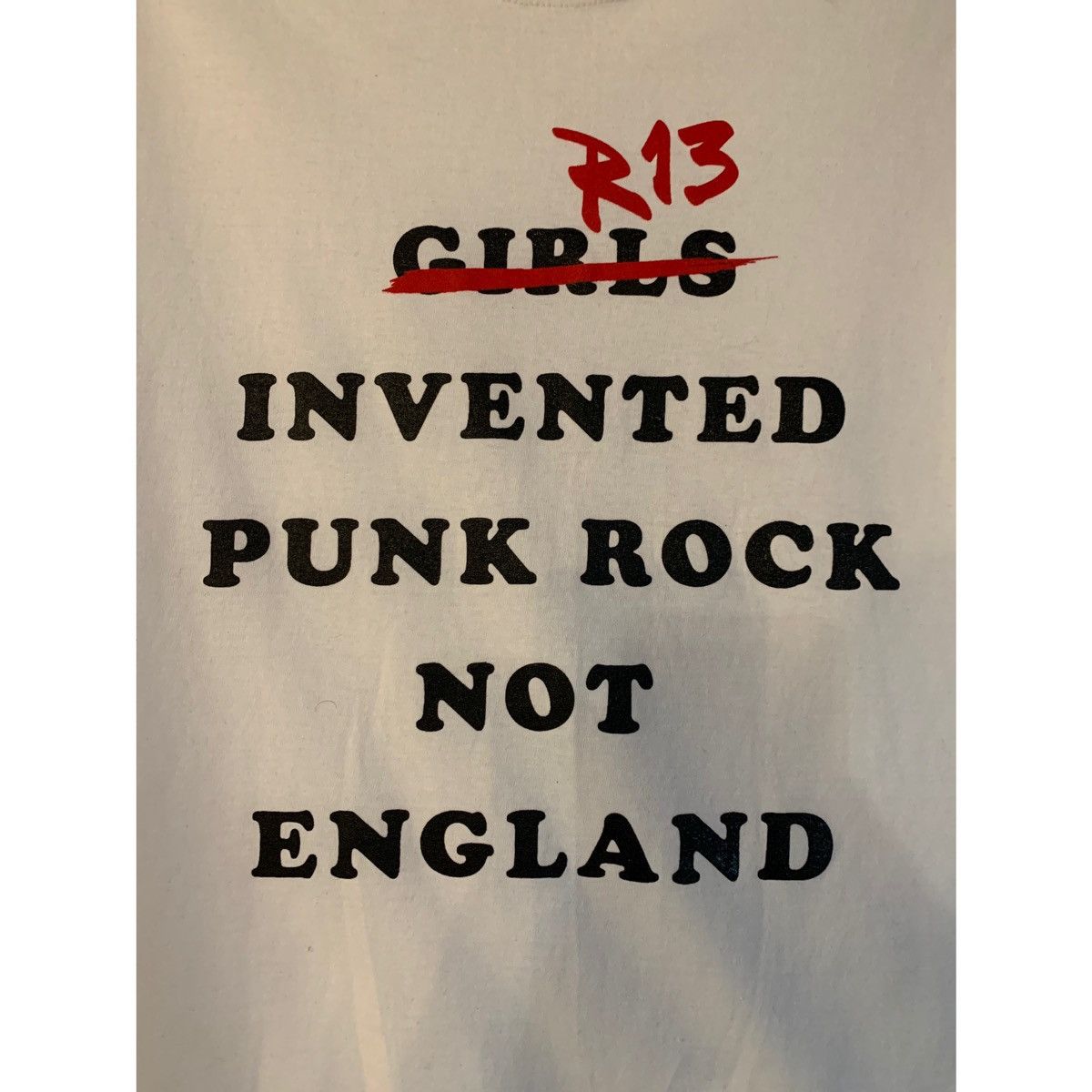 R13 R13 PUNK ROCK LIMITED EDITION RUNWAY TEE Size US M / EU 48-50 / 2 - 10 Thumbnail