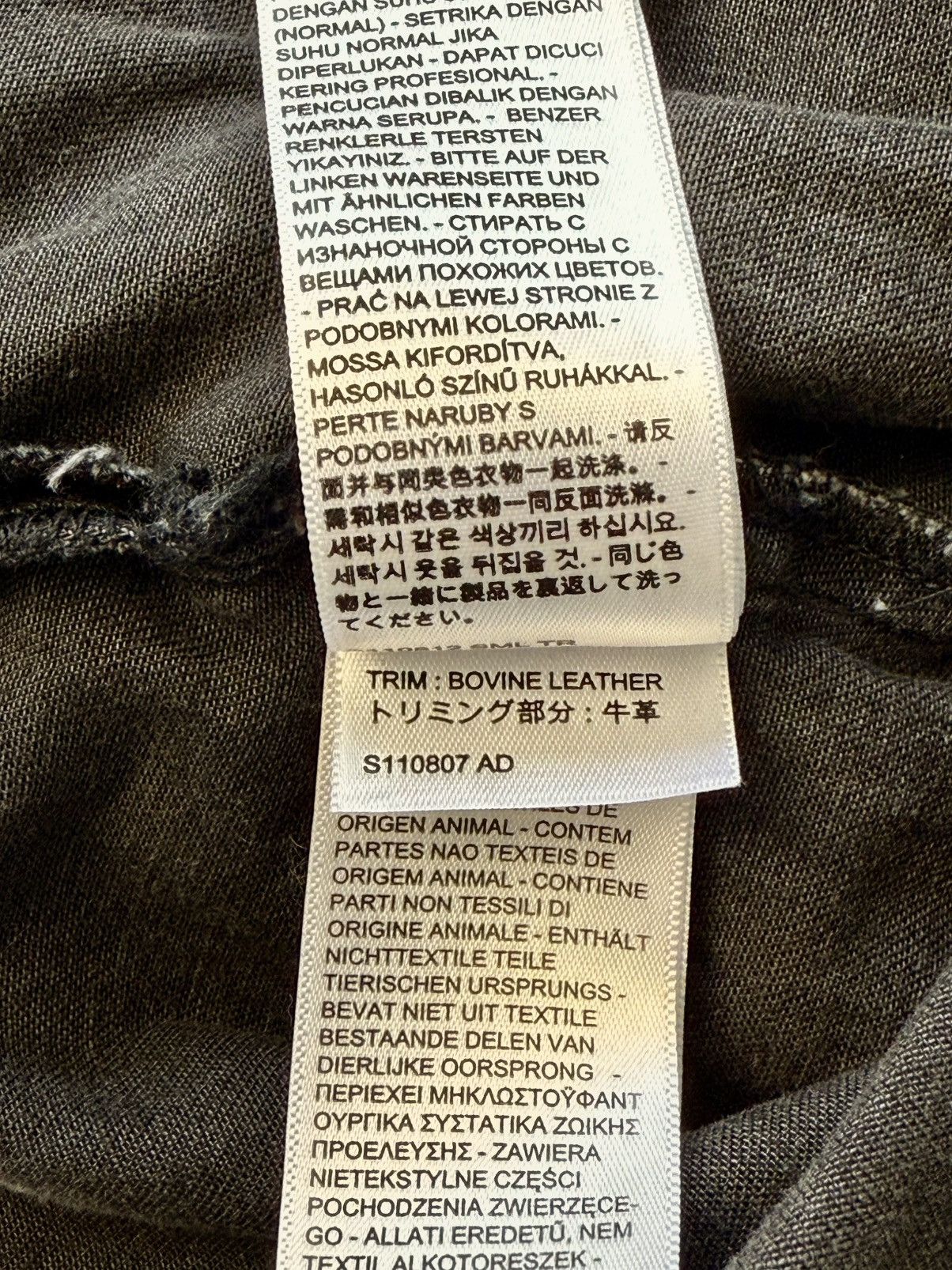 DENIM TEARS × Levi's New Motorcycle/Western Black Faded Denim Sherpa Pullover Size US XL / EU 56 / 4 - 20 Thumbnail