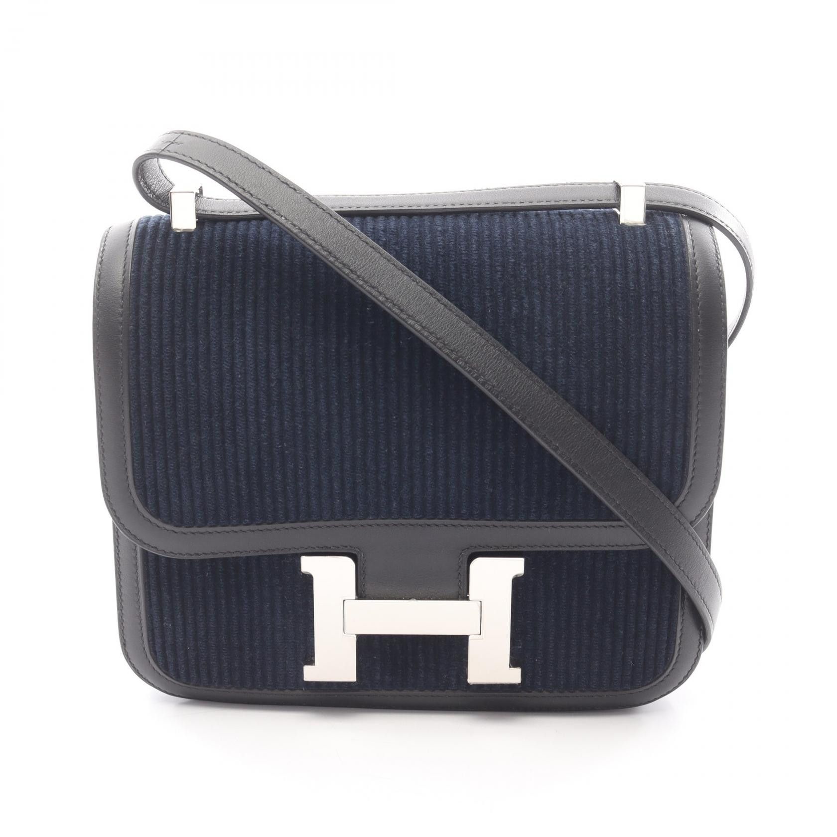 Hermes Hermes Hermes Constance3 24 Corduroy Vau Swift Shoulder Bag Leather Shoulder Bag Y2020 DUTY FREE for USA Size ONE SIZE - 1 Thumbnail