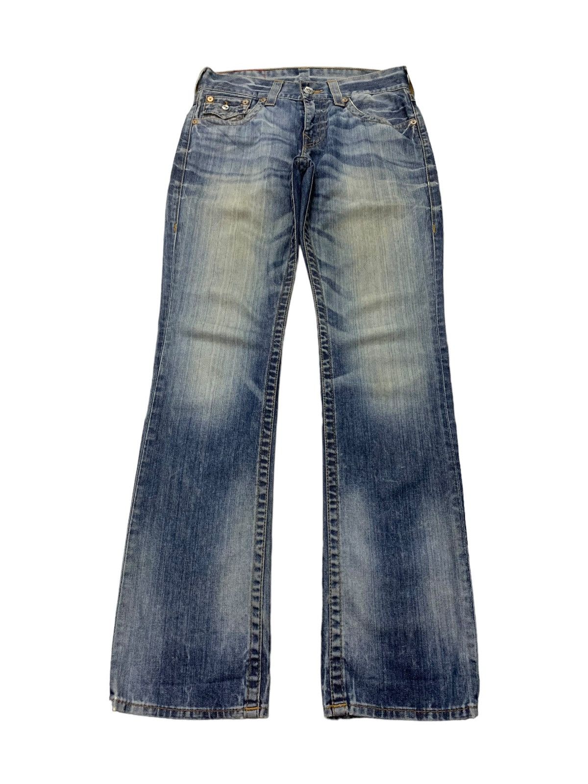 True Religion × Vintage True Religion Straight Cut Denim Pants Jeans Size US 31 - 6 Thumbnail
