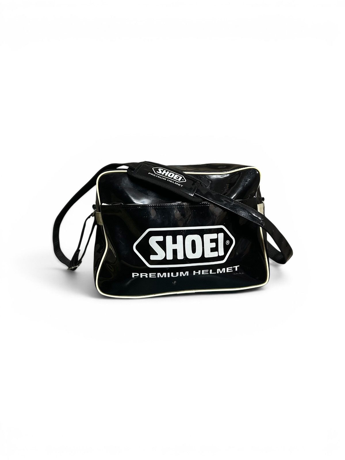 Vintage Shoei "Premium Helmet" Enamel Messenger Bag (JDM) Size ONE SIZE - 1 Thumbnail