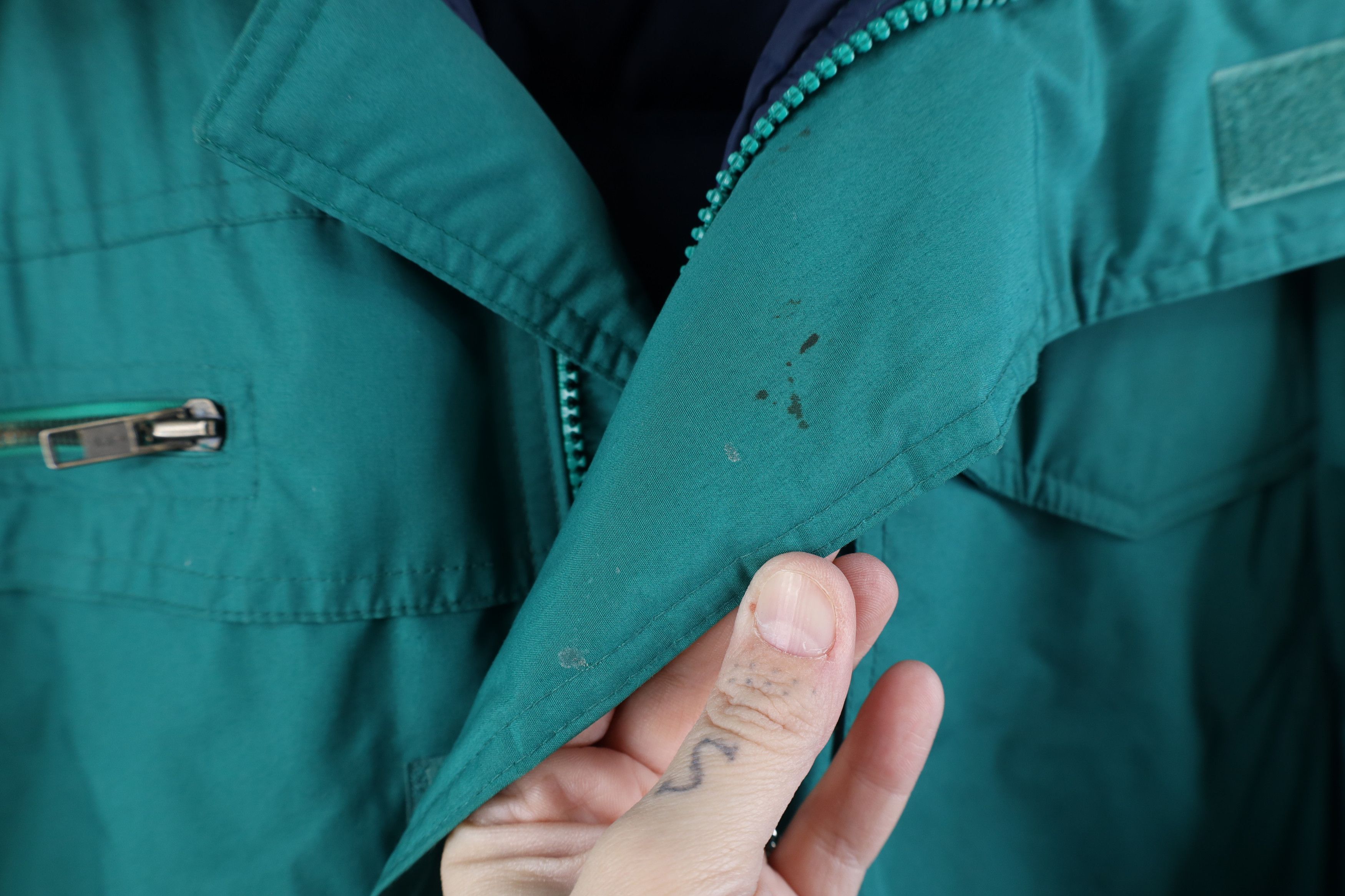 Vintage Vintage 90s Streetwear Down Insulated Puffer Jacket Green Size US XL / EU 56 / 4 - 4 Thumbnail