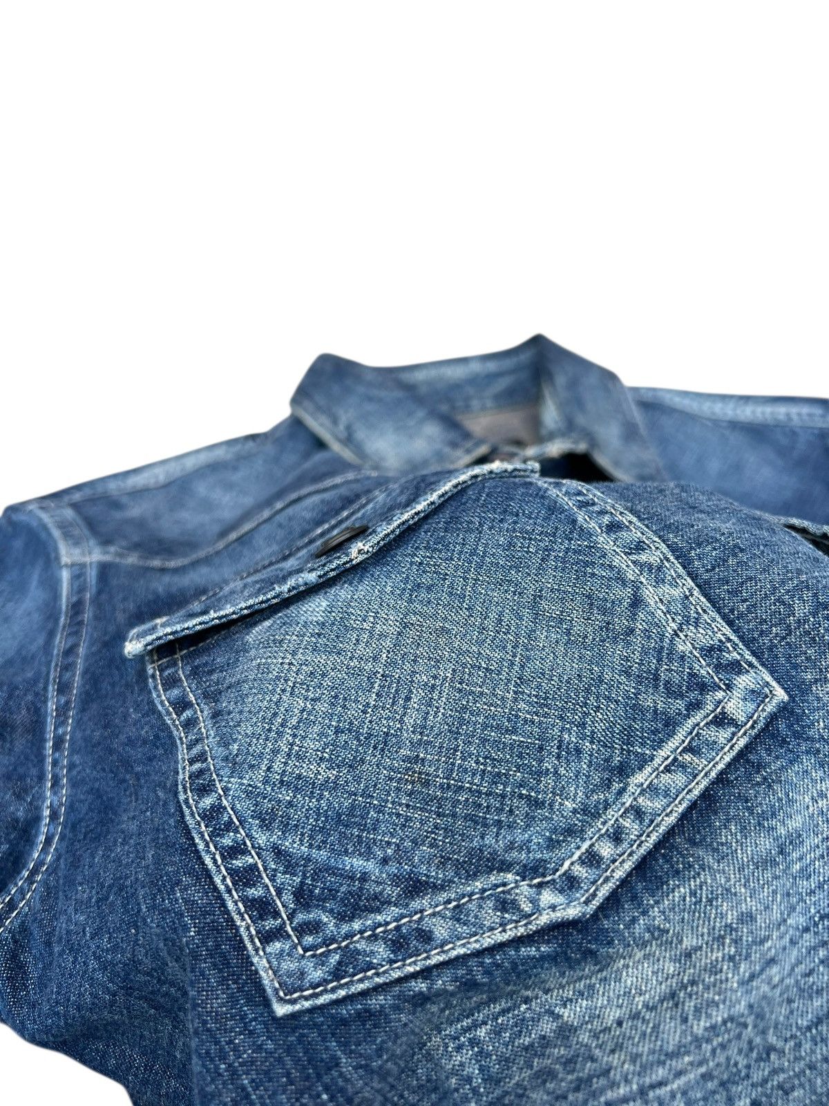 roarguns Roar Guns Japan Thick Denim Western Shirt Size US M / EU 48-50 / 2 - 17 Thumbnail