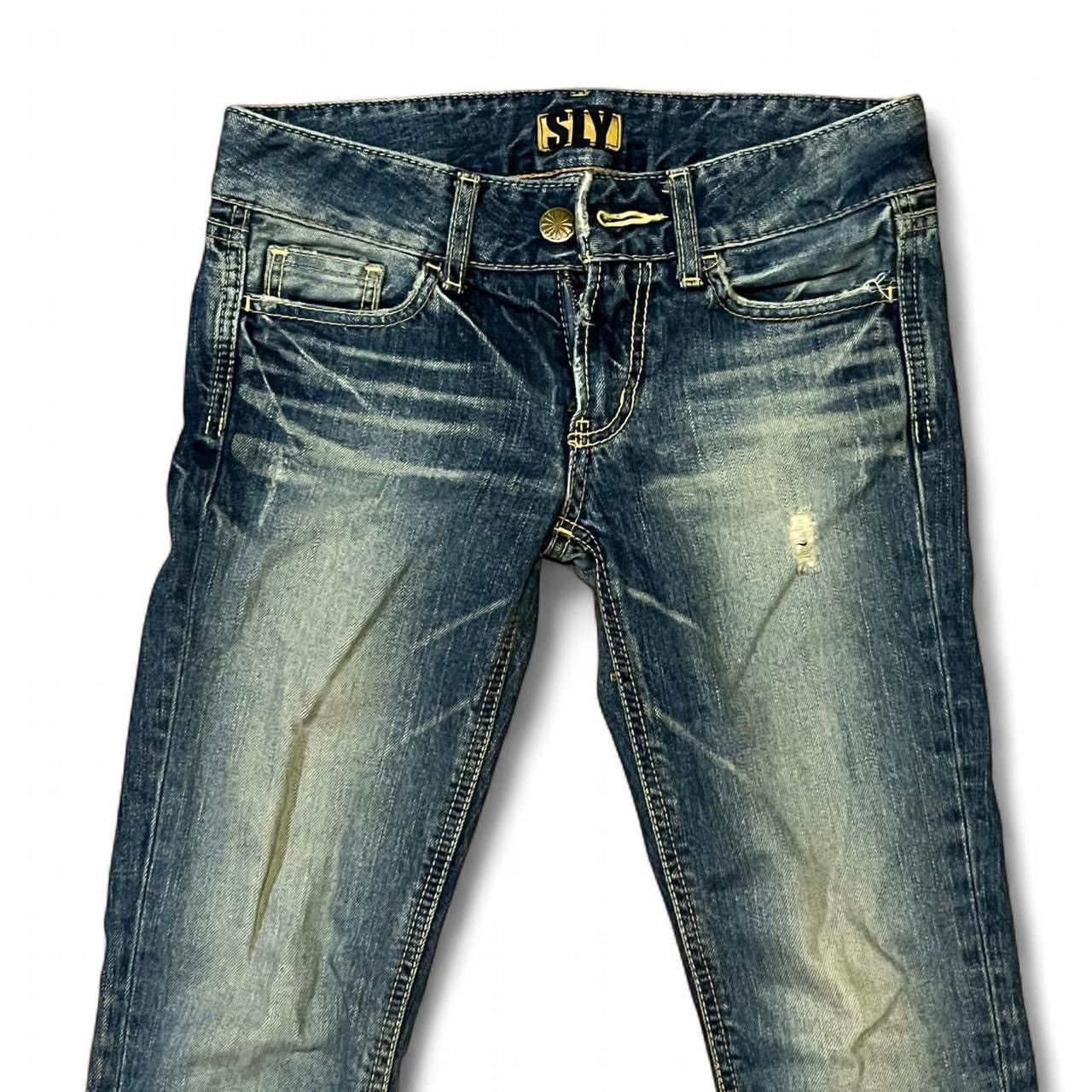 SLY Vintage Y2K Japanese brand SLY low rise flared jeans Size 25" / US 0 / IT 36 - 2 Thumbnail