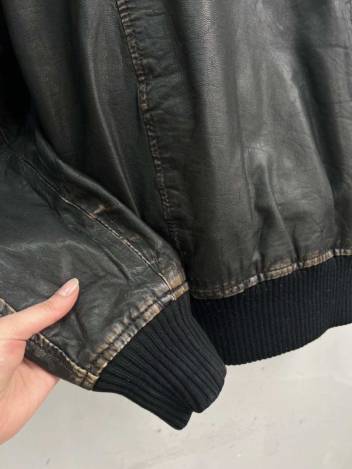Schott Aviation leather distressed leather jacket y2k style hype Size US L / EU 52-54 / 3 - 9 Thumbnail