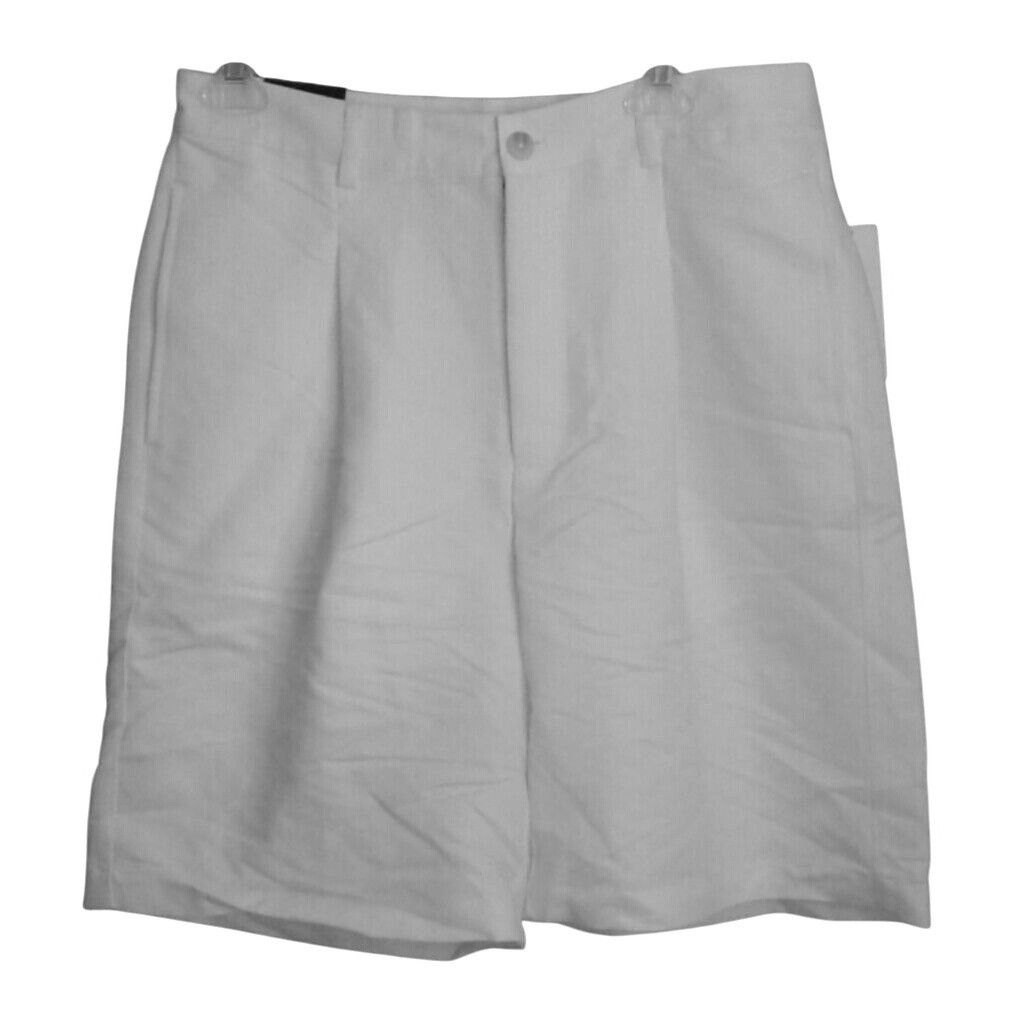 Chaps Chaps Size 31 Golf shorts Men's pleated front Basic white Lo Size US 31 - 1 Thumbnail