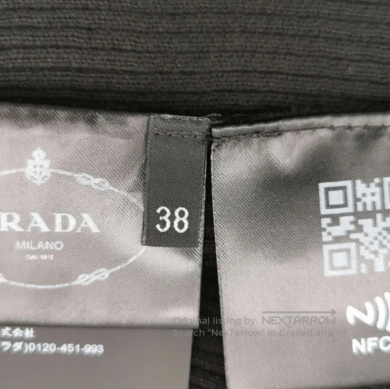 Prada Prada Black Turtleneck Long Sleeve Knit Top . Size S / US 4 / IT 40 - 5 Thumbnail