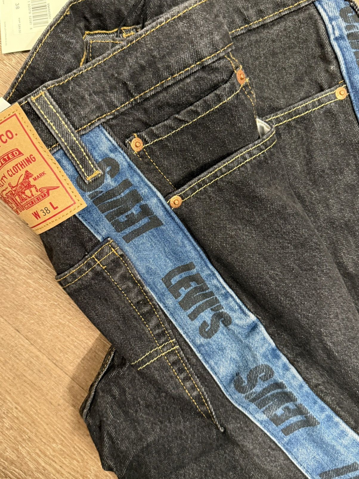 Levi's × Levi's Vintage Clothing ***FINAL DROP***RARE BRAND NEW LEVIS HI BALL ROLL DENIM 38 Size US 38 / EU 54 - 6 Thumbnail