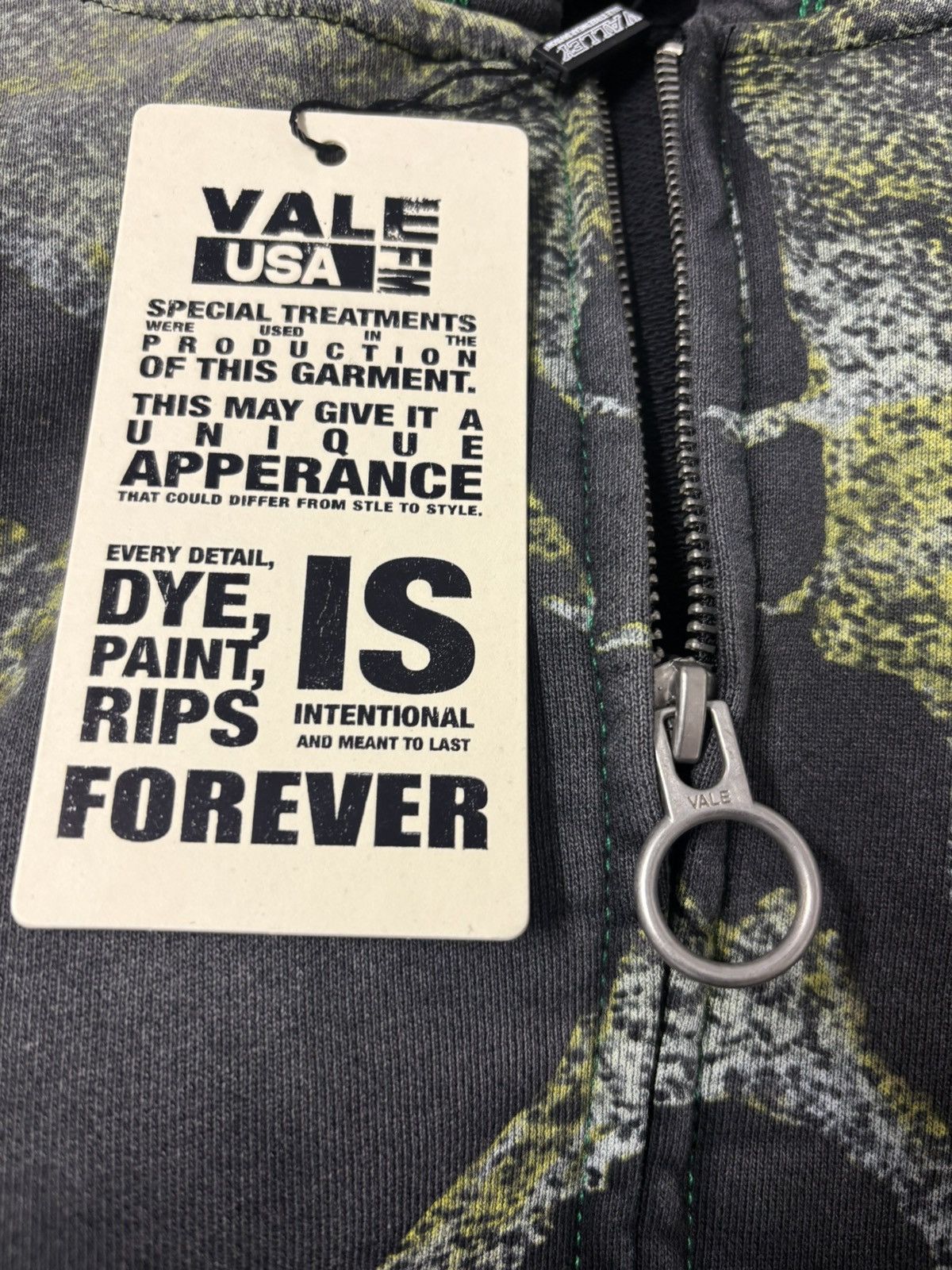 Vale Authentic Vale Forever Gravedigger Zip up sweater Size US XL / EU 56 / 4 - 2 Thumbnail