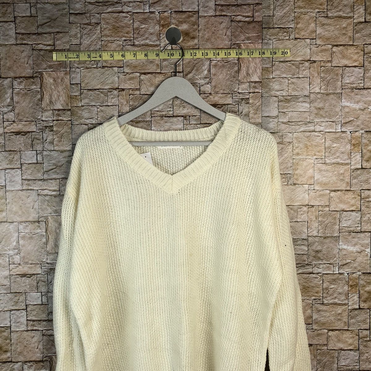 Homespun Knitwear × LOWRYS FARM Lowyrs Farm japan vintage White Knitwear #A1098 Size US M / EU 48-50 / 2 - 2 Thumbnail