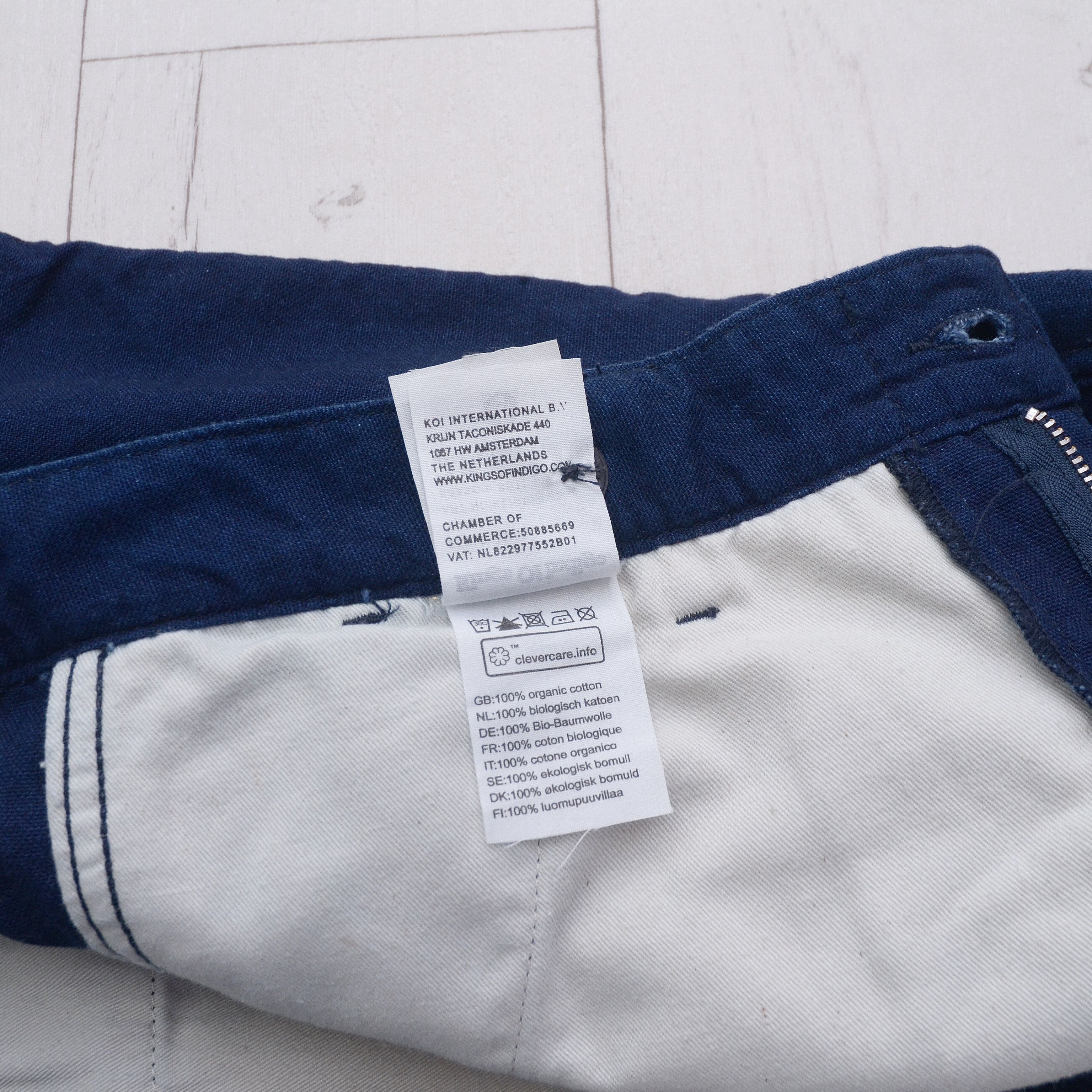 Indigo × Kings Of Indigo KINGS OF INDIGO Denim Pants Jeans Rare Designer Size US 33 - 11 Thumbnail