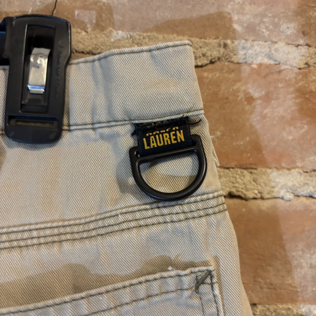 Polo Ralph Lauren × Vintage $70 Y2K Polo Carpenter Shorts Size US 33 - 7 Thumbnail