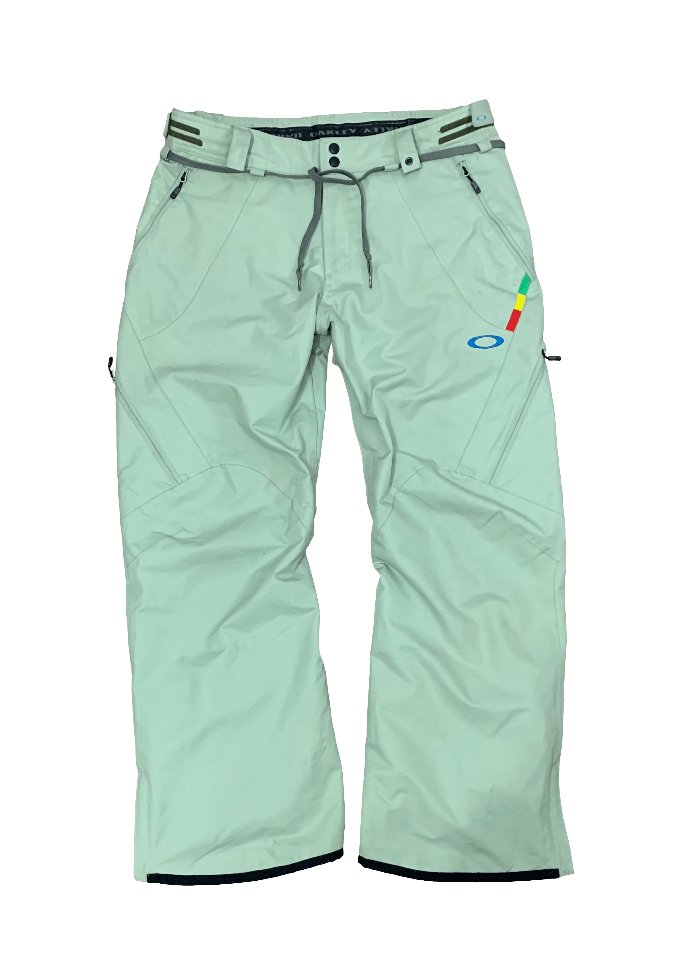 image of Oakley Outdoor Pro Rider Series Baggy Cargo Track Pants Ski in Green, Men's (Size 34)