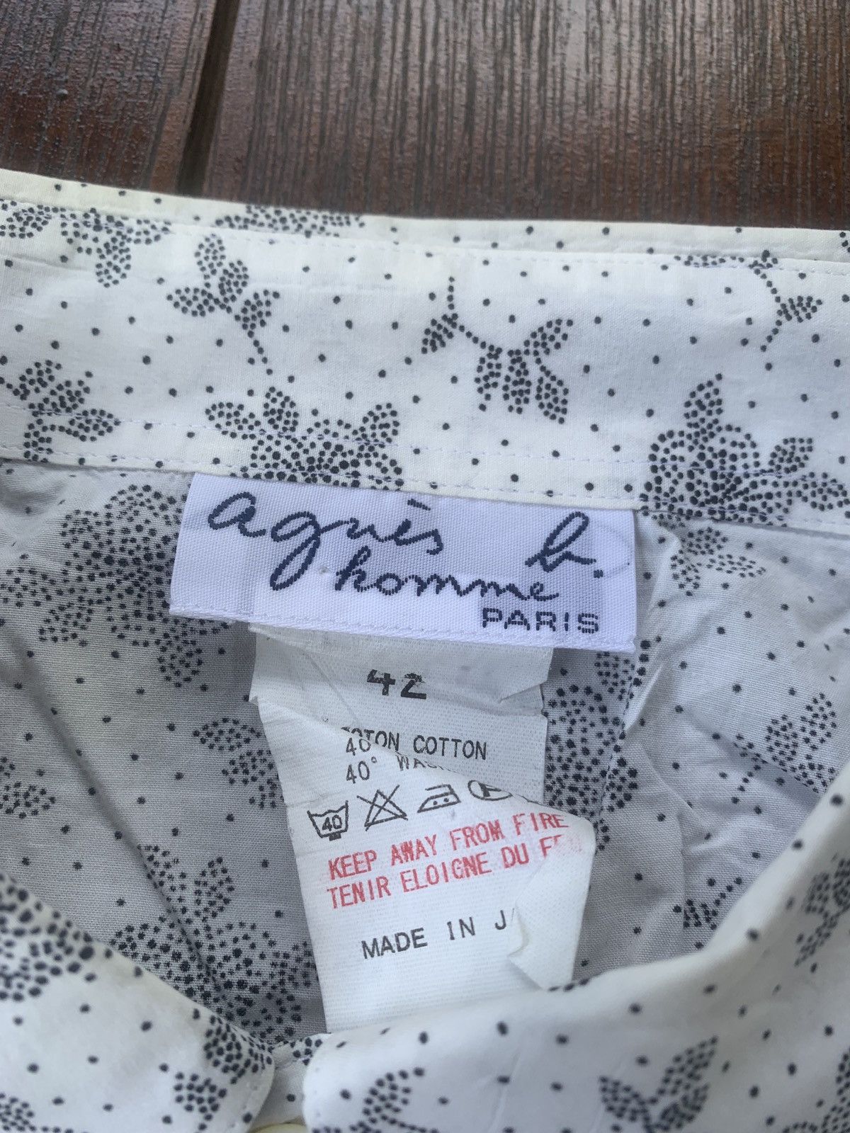Vintage × agnes b. Vintage Agnes B. Homme Paris floral hawaiian shirt Size US M / EU 48-50 / 2 - 5 Thumbnail