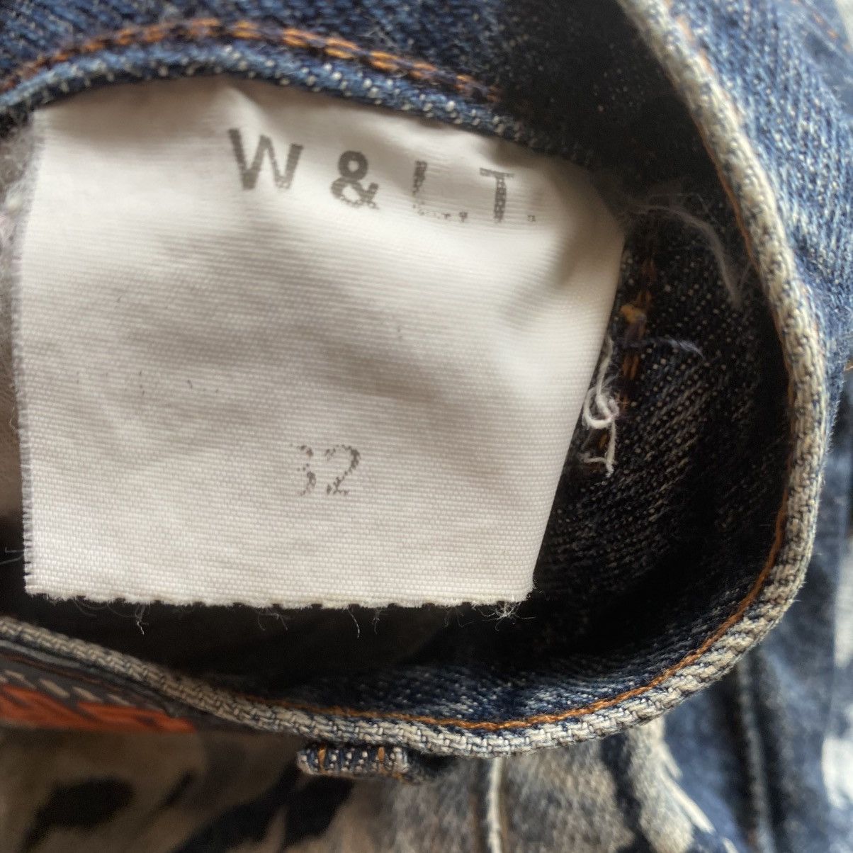 W&LT W&Lt Painted Jeans Size US 30 / EU 46 - 6 Thumbnail
