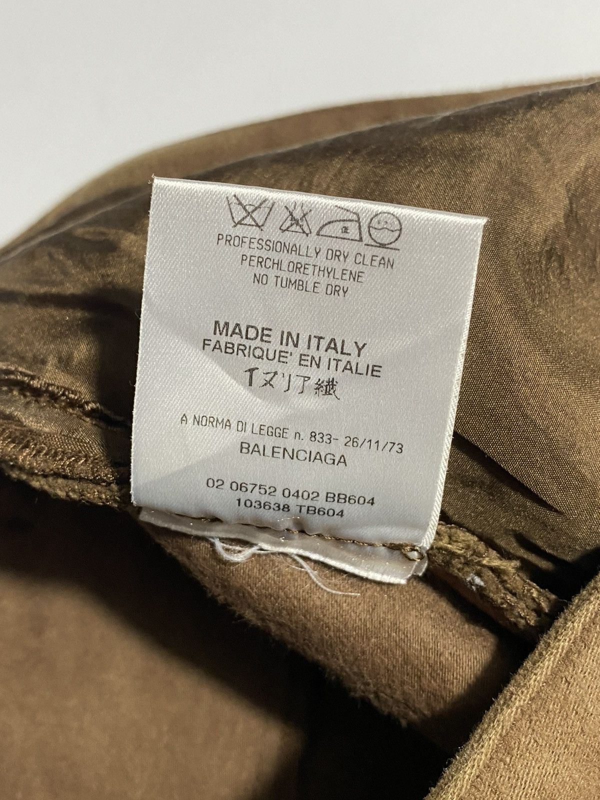 Balenciaga VINTAGE BALENCIAGA BRUSHED COTTON LOW RISE WIDE LEG TROUSER Size 32" / US 10 / IT 46 - 10 Thumbnail