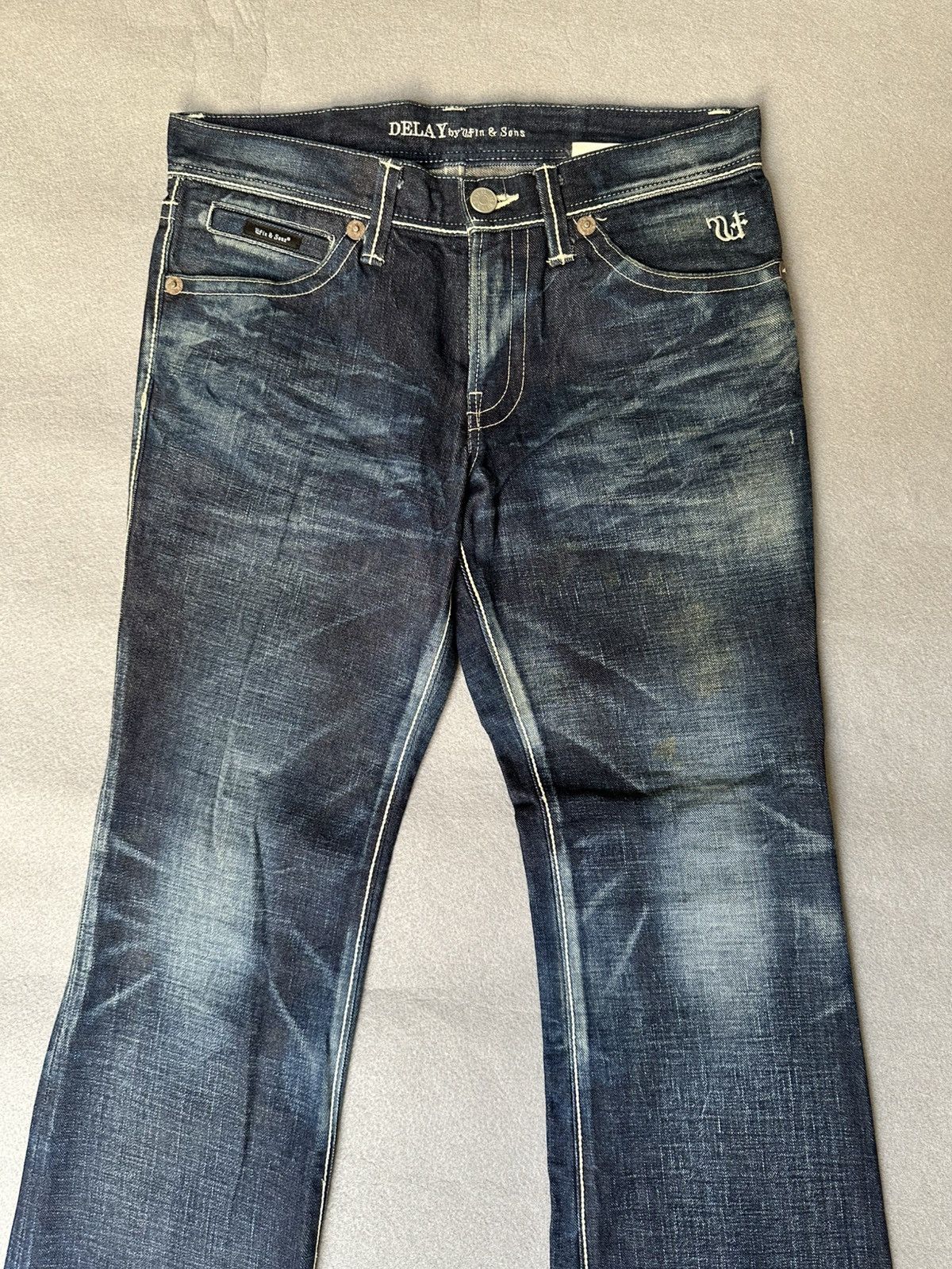 Japanese Brand FLARE Delay By Ufin & Son Japan Denim Size US 32 / EU 48 - 4 Thumbnail