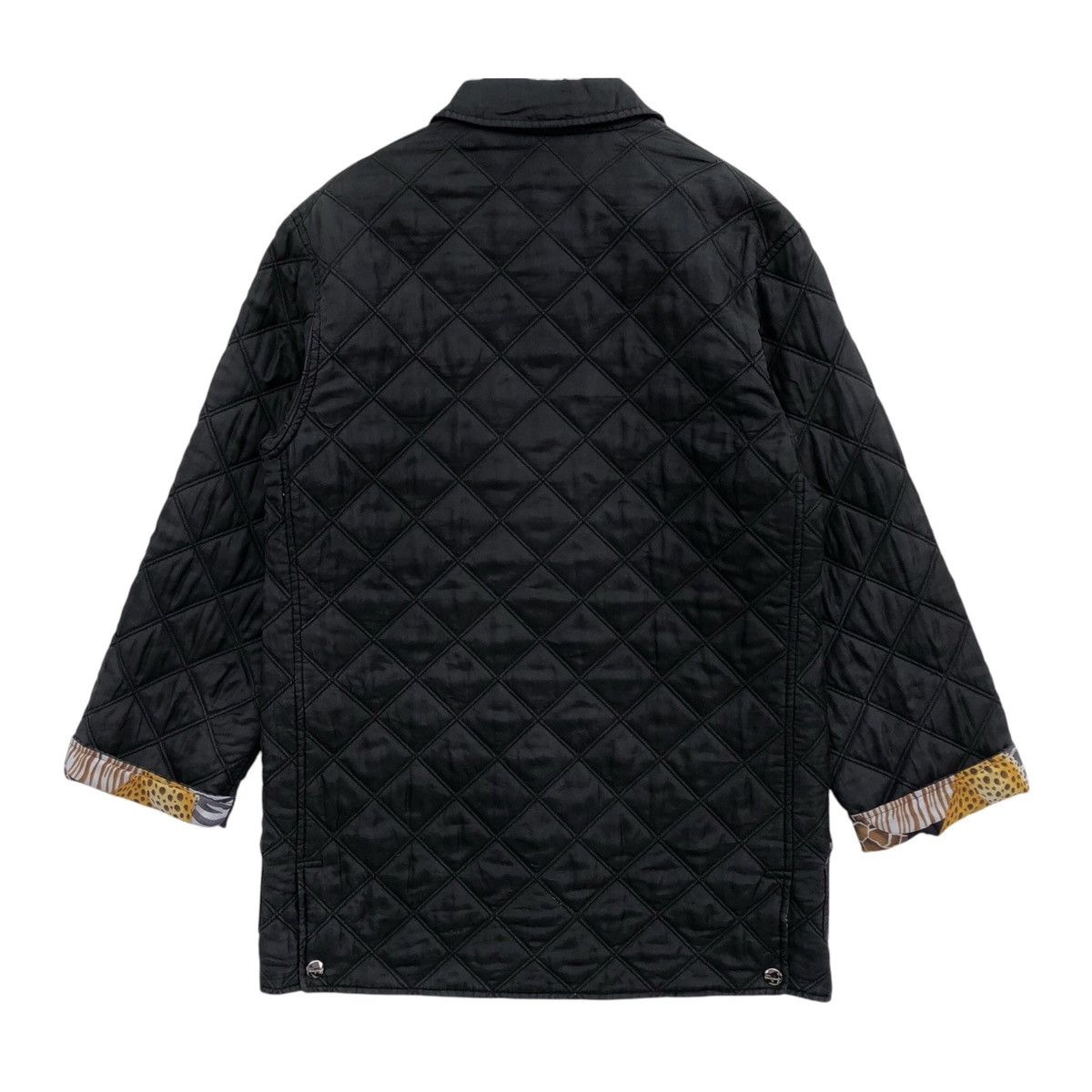 Salvatore Ferragamo Salvatore Ferragamo Multicolour Printed Quilted Jacket Size S / US 4 / IT 40 - 4 Thumbnail